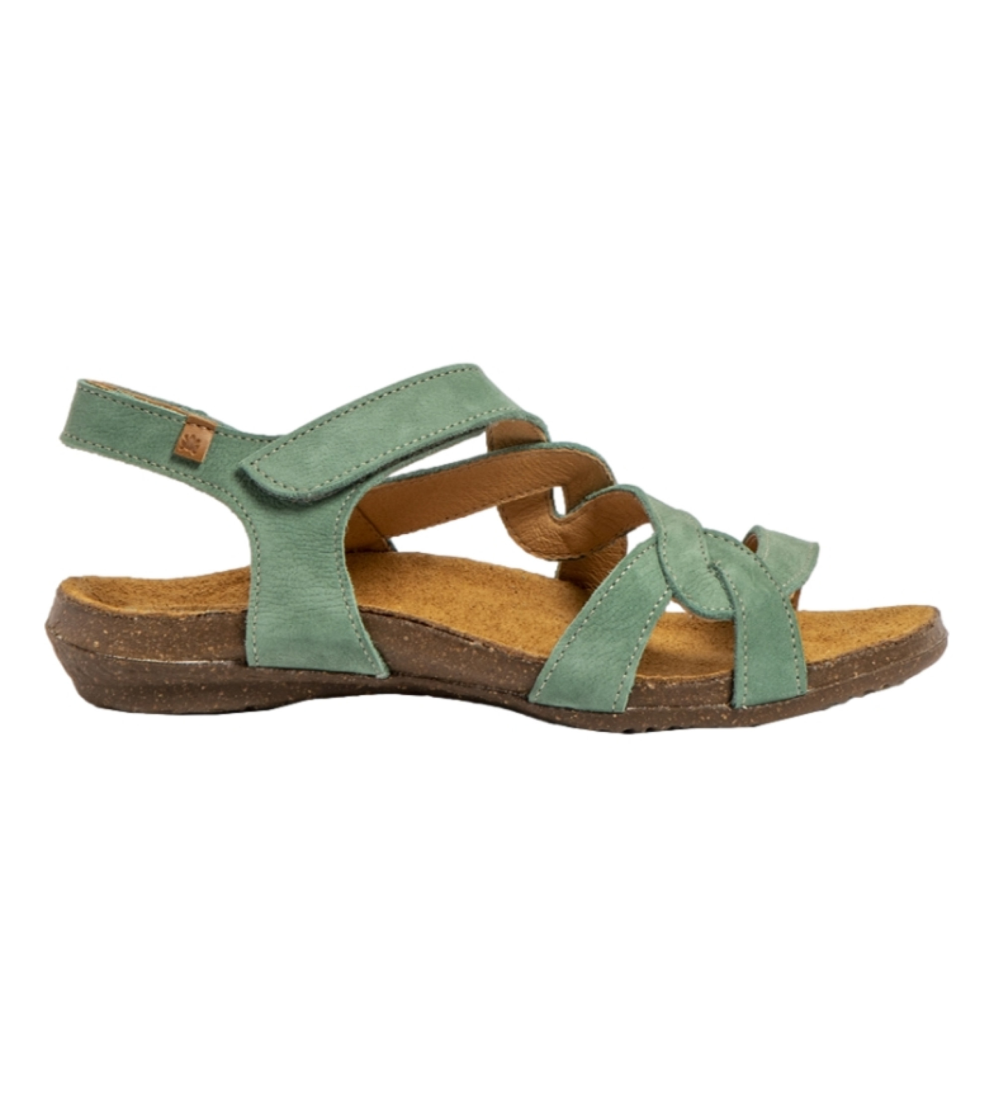 El Naturalista Sandalias de piel N5079 Pleasant verde turquesa