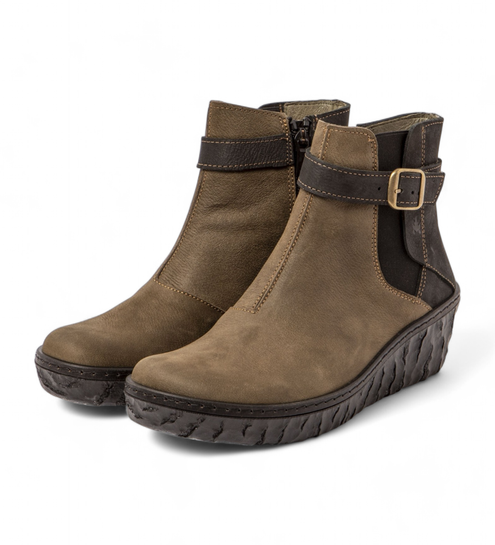 El Naturalista N5133 stivaletto in pelle verde