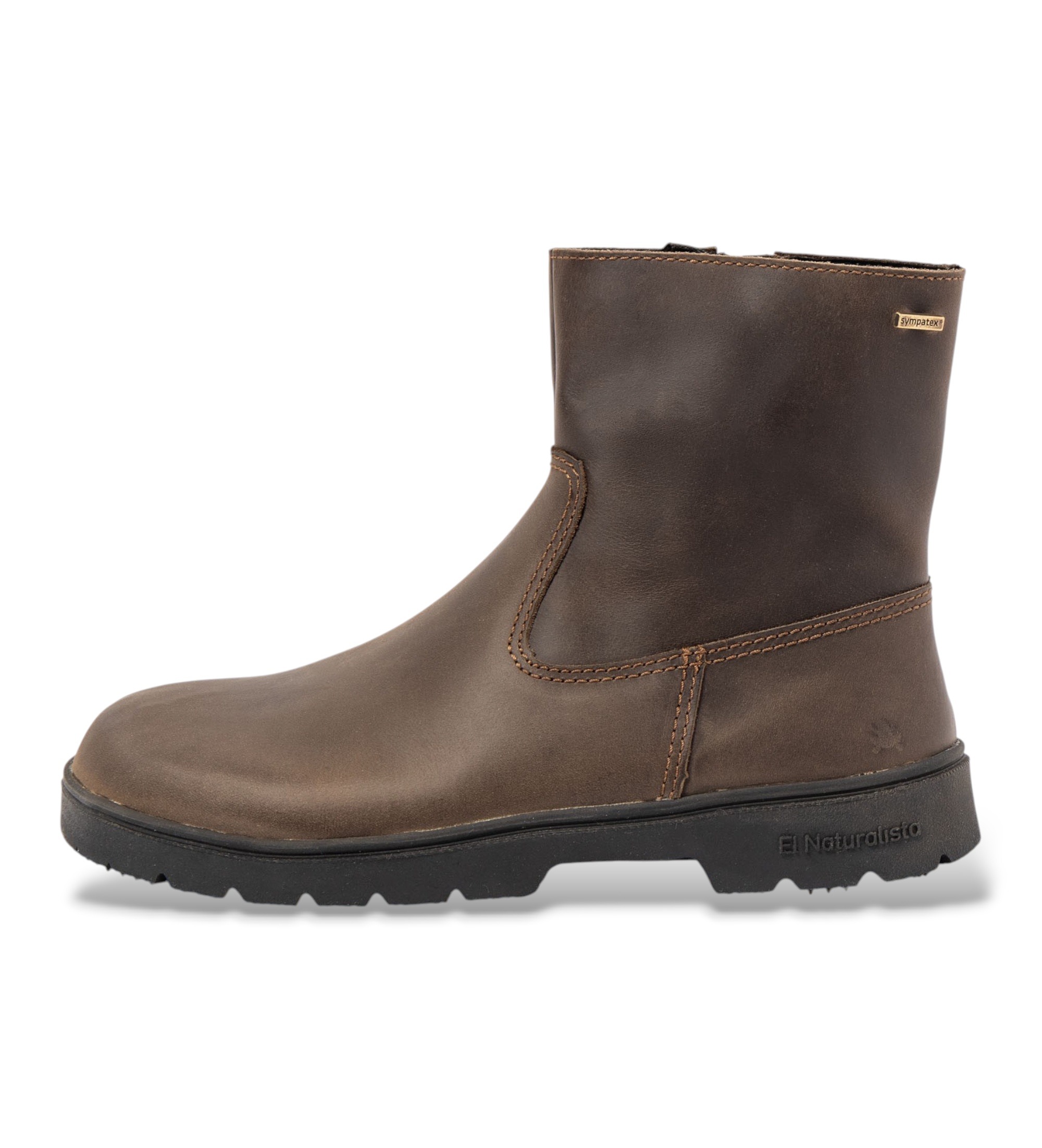 El Naturalista Botins de Pele N5269 Nomada verde-acastanhado