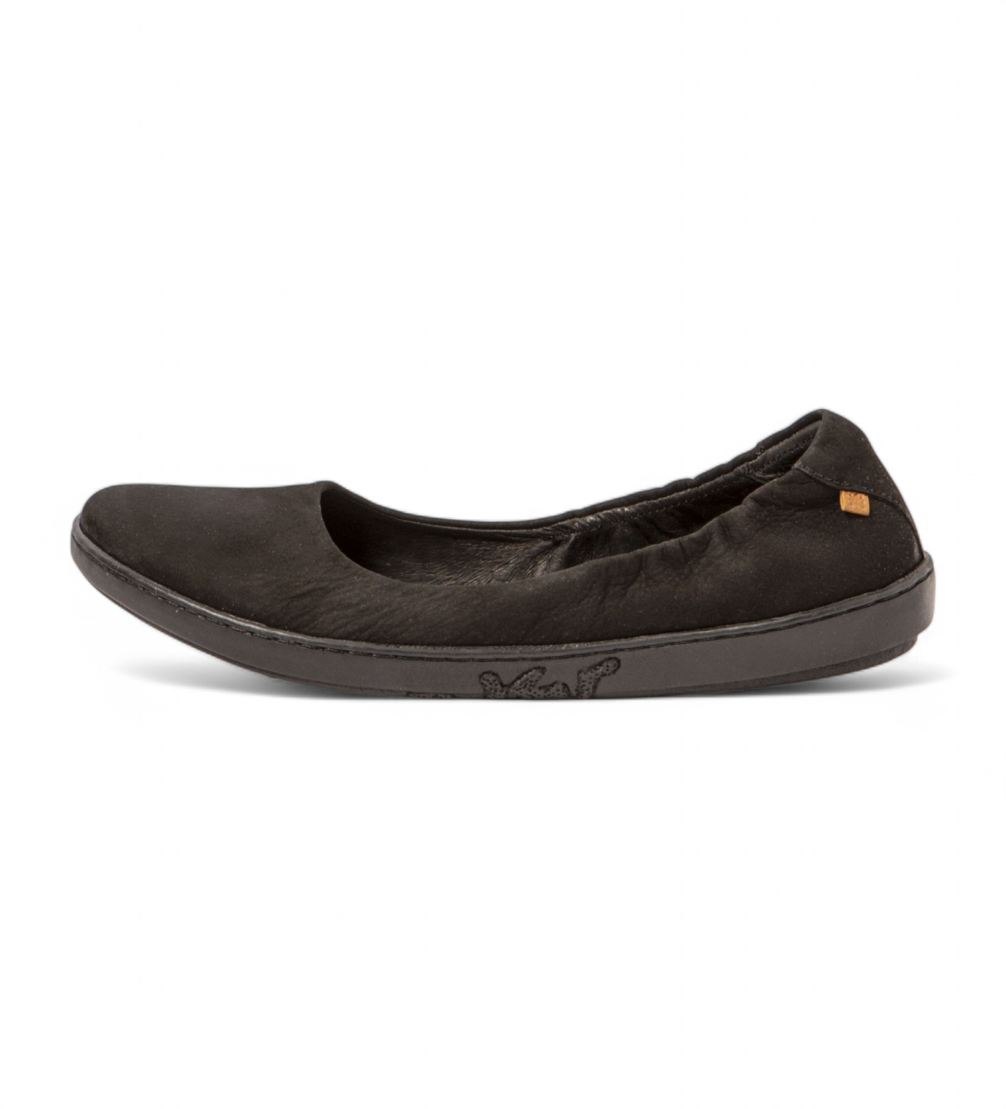 El Naturalista N5300 Ballerine in pelle nera corallo