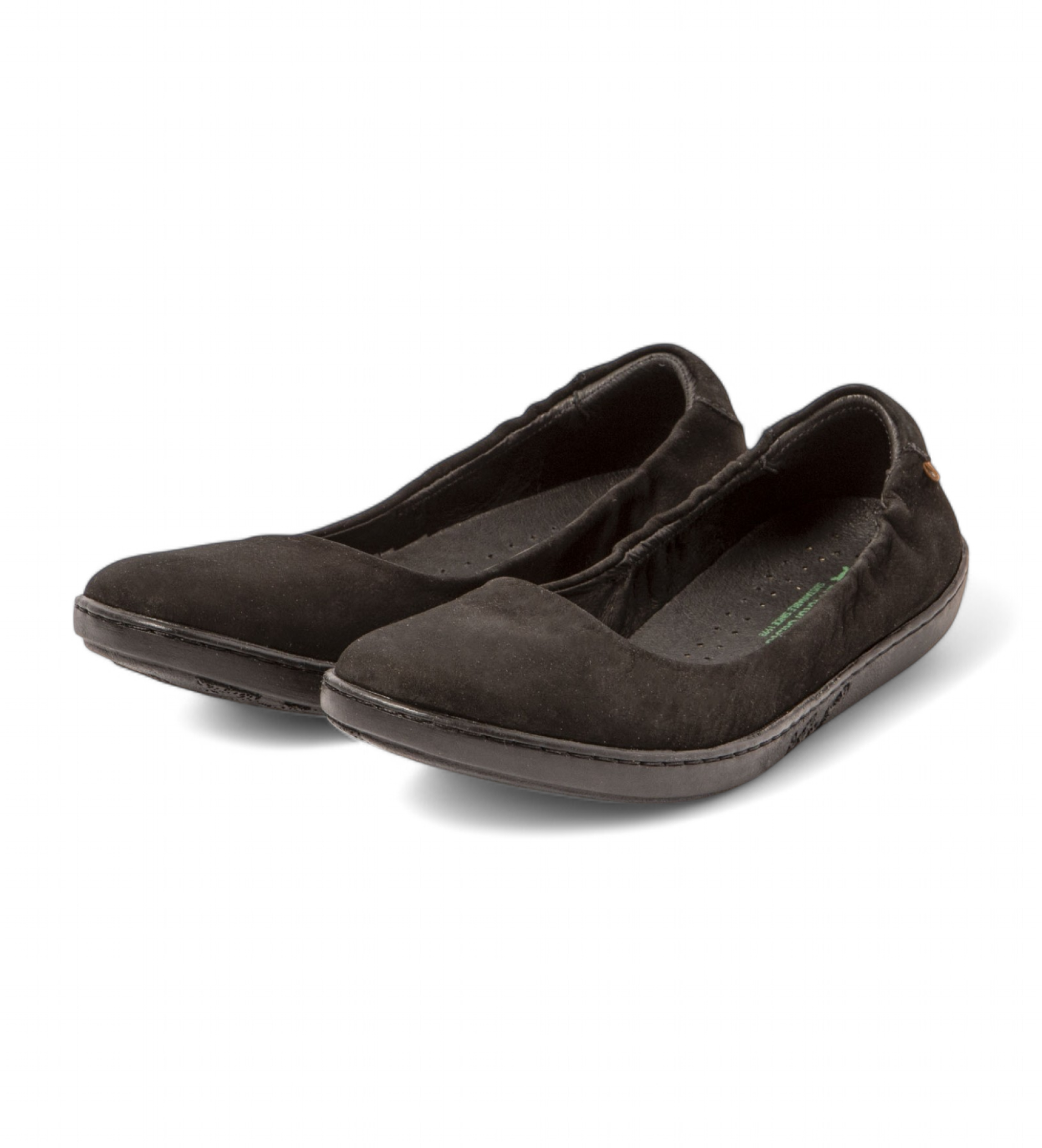 El Naturalista N5300 Ballerine in pelle nera corallo