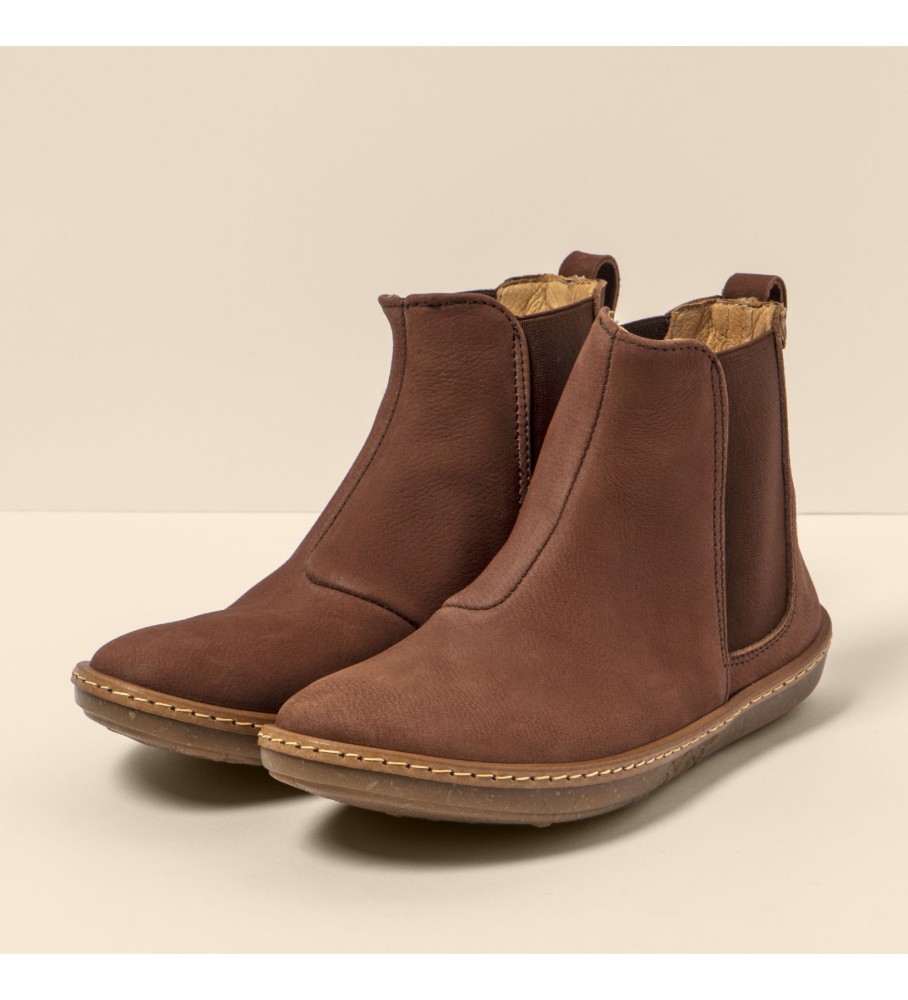El Naturalista Stivaletti in Pelle N5310 Marrone Corallo