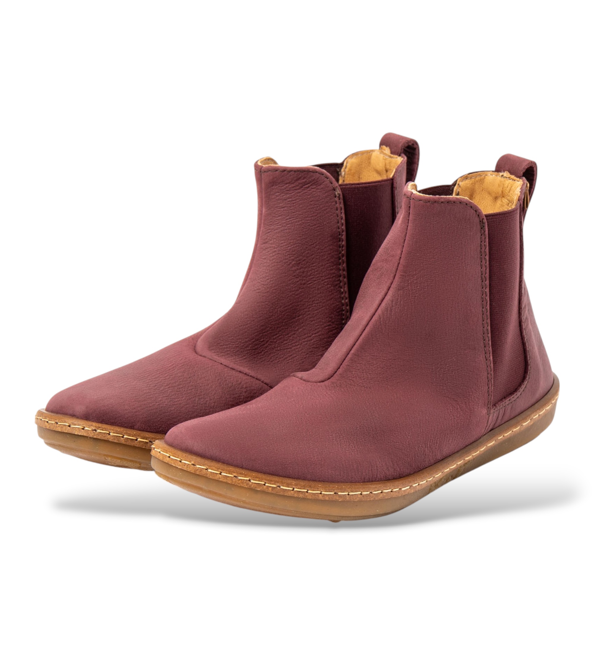 El Naturalista Coral Pink Leather Ankle Boots N5310