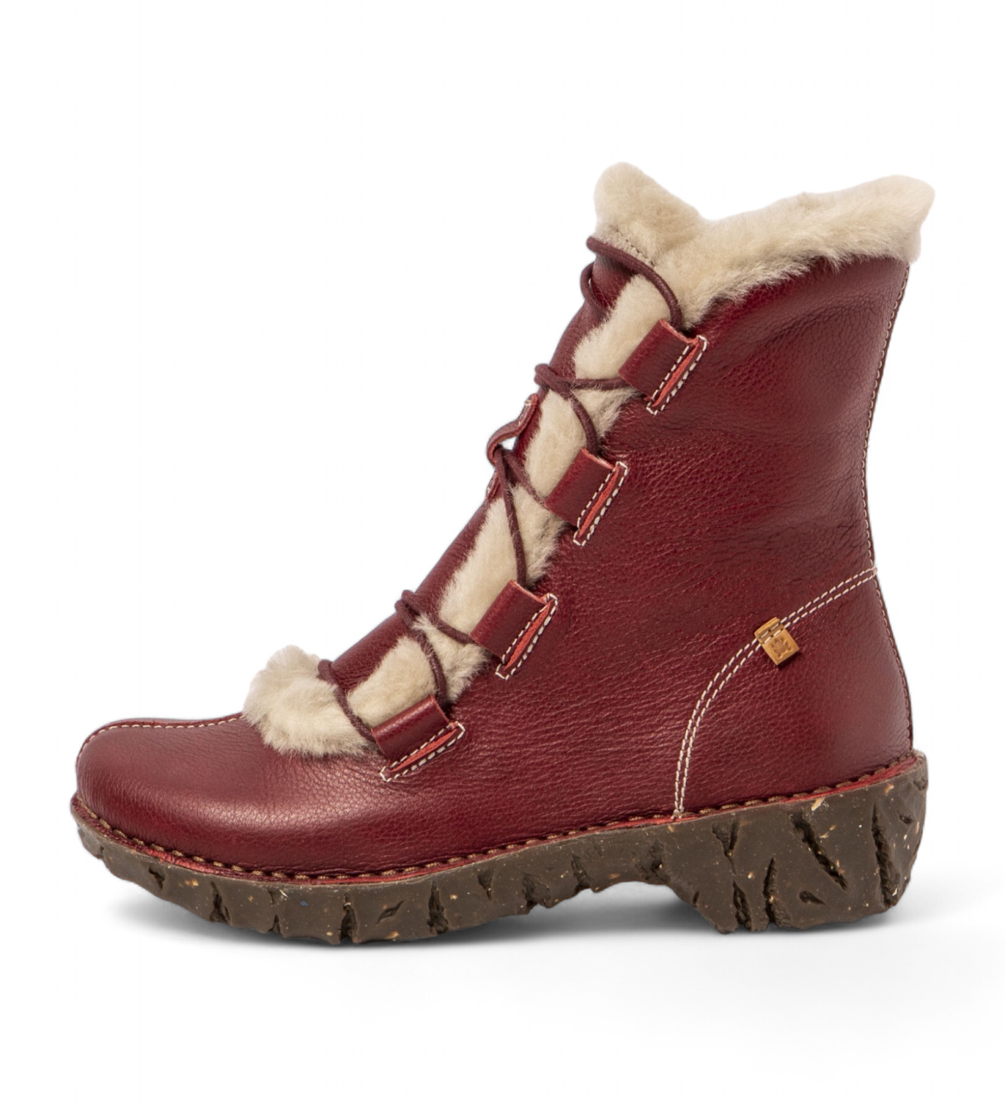 El Naturalista Botines de piel N5414 granate