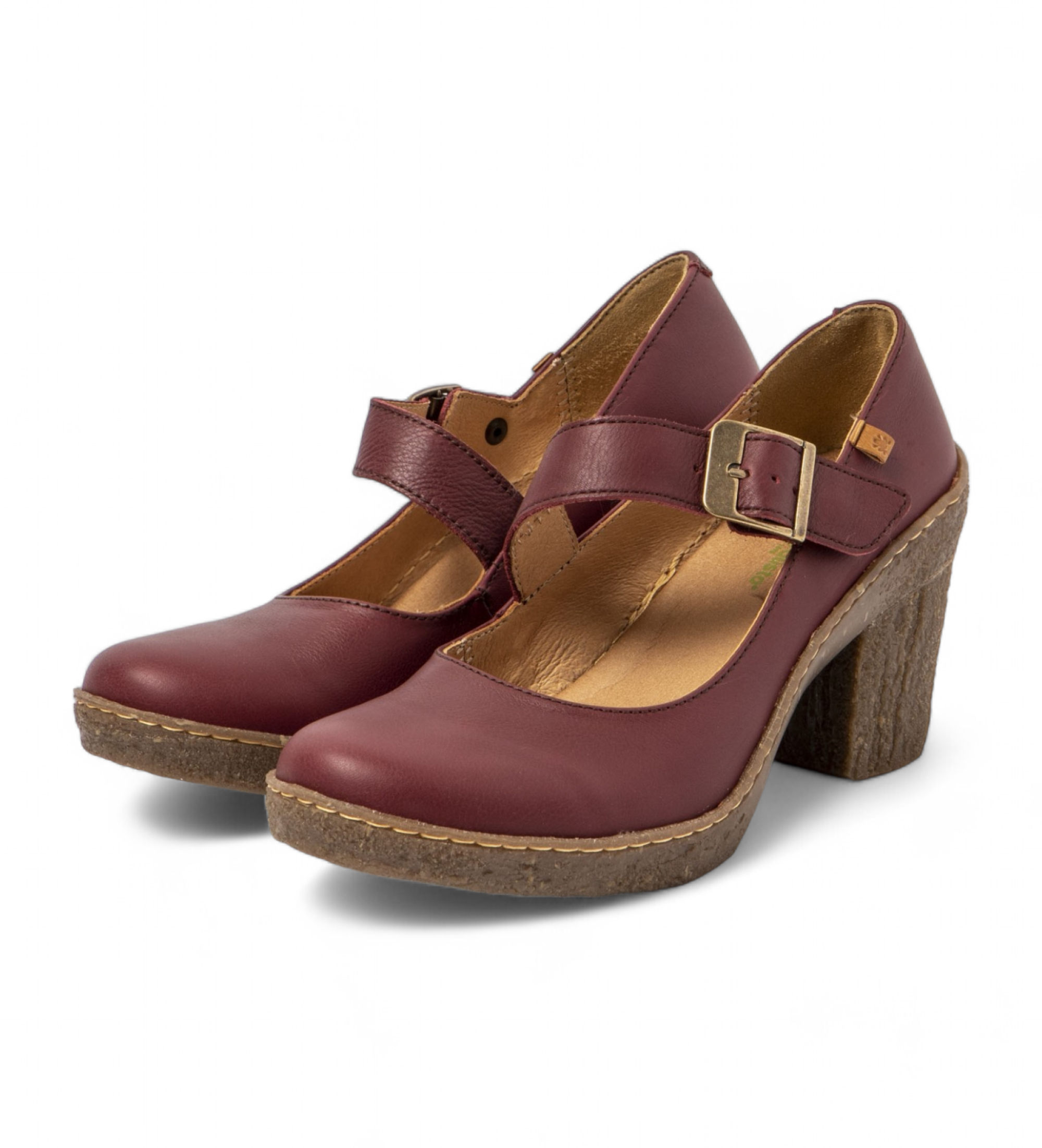 El Naturalista N5433 Beech lilac leather slippers