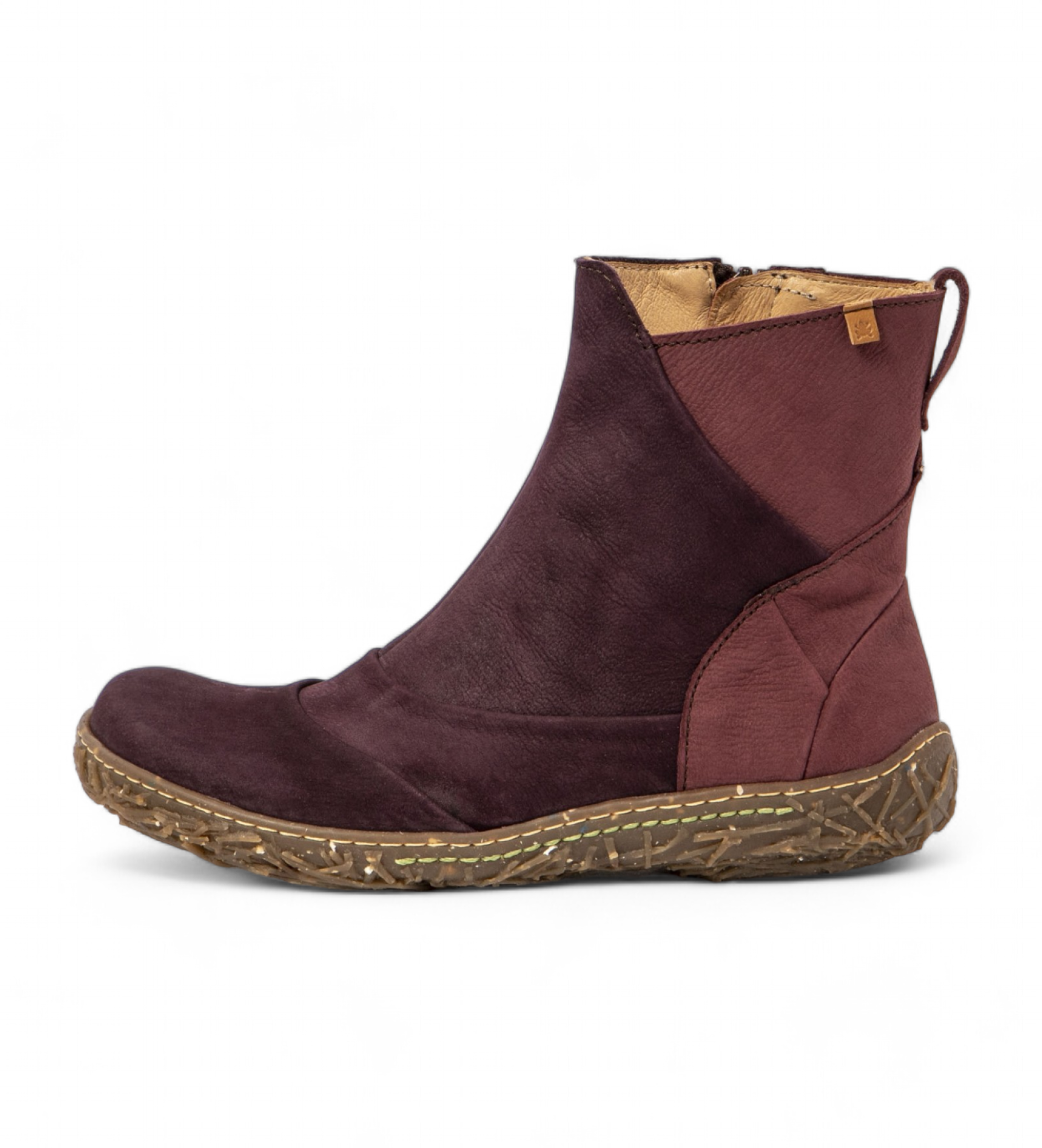 El Naturalista Lederstiefeletten N5450 kastanienbraun, lila