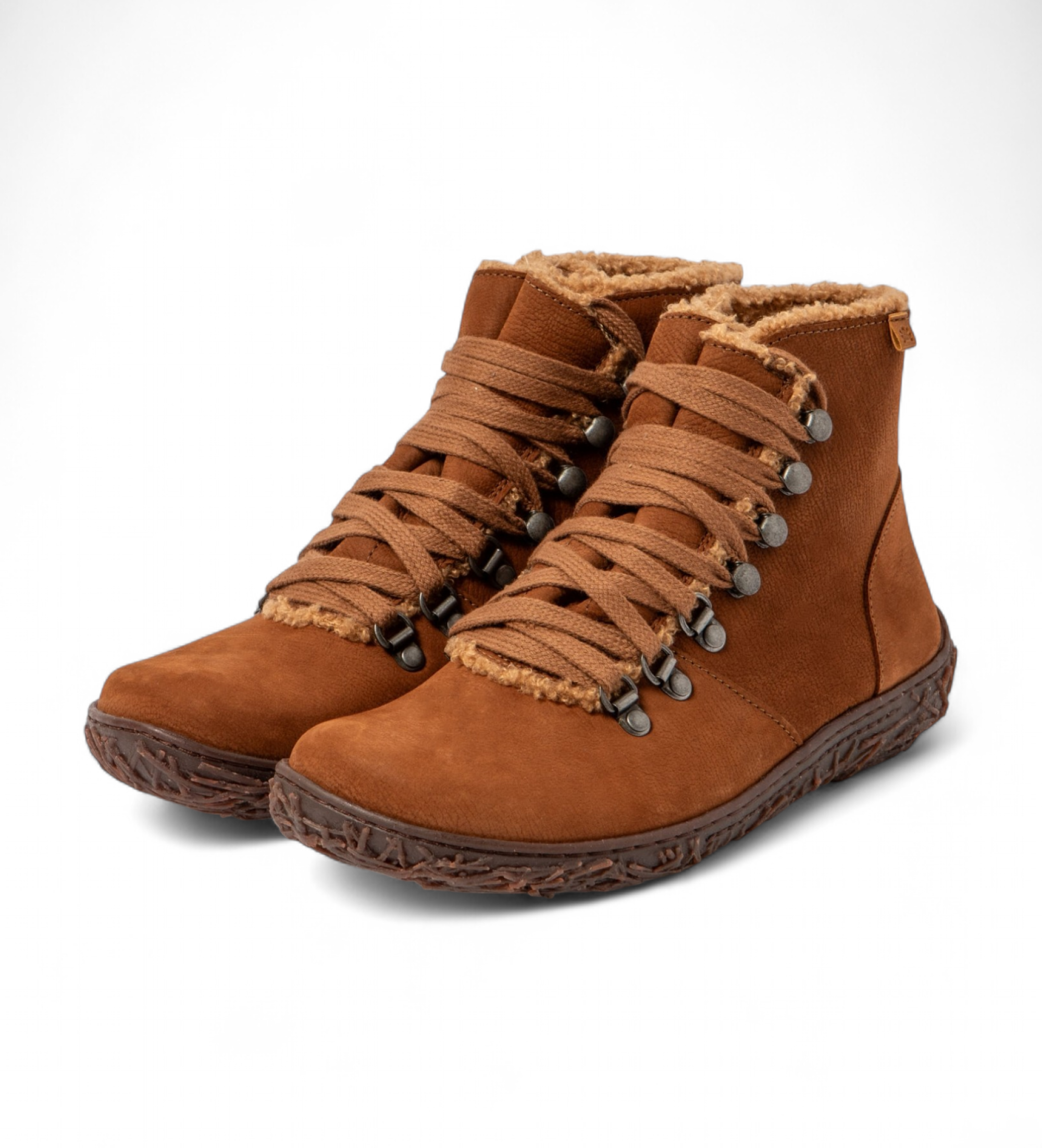 El Naturalista Bottines en cuir marron N5456