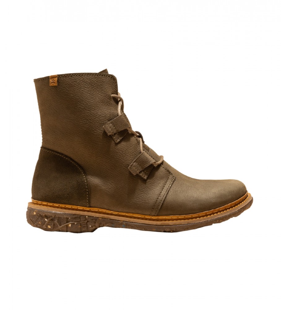 El Naturalista Leather ankle boots N5470 Pleasant green
