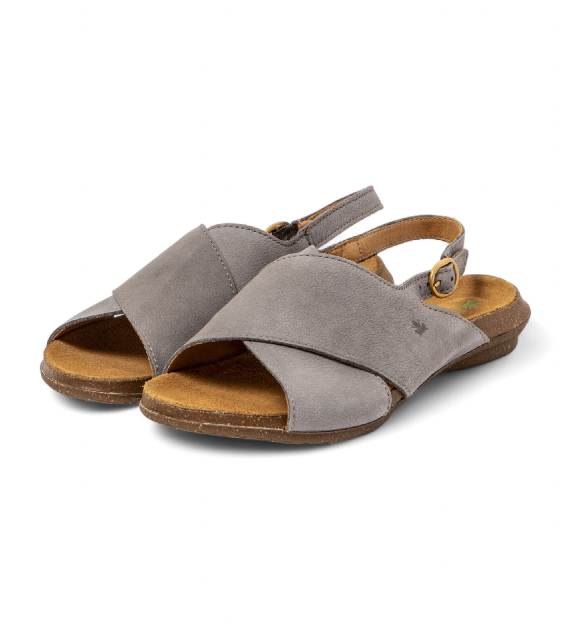 El Naturalista Sandalias de piel N5558 Wakataua azul grisceo