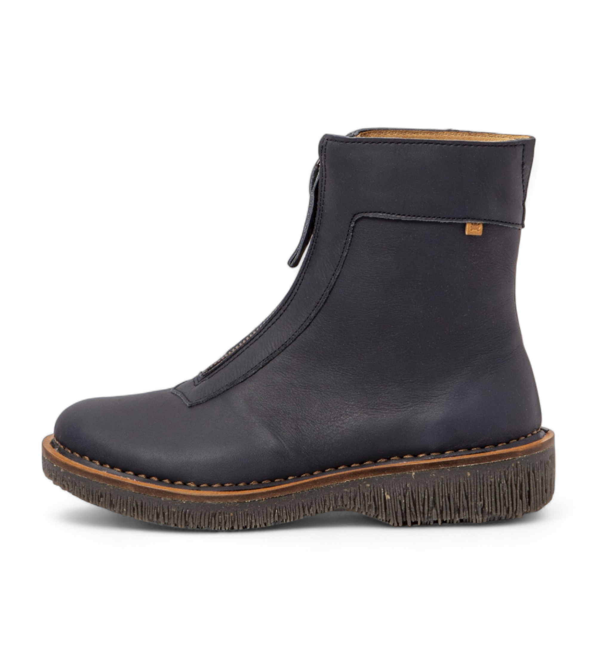 El Naturalista Stivaletti in pelle blu navy N5581