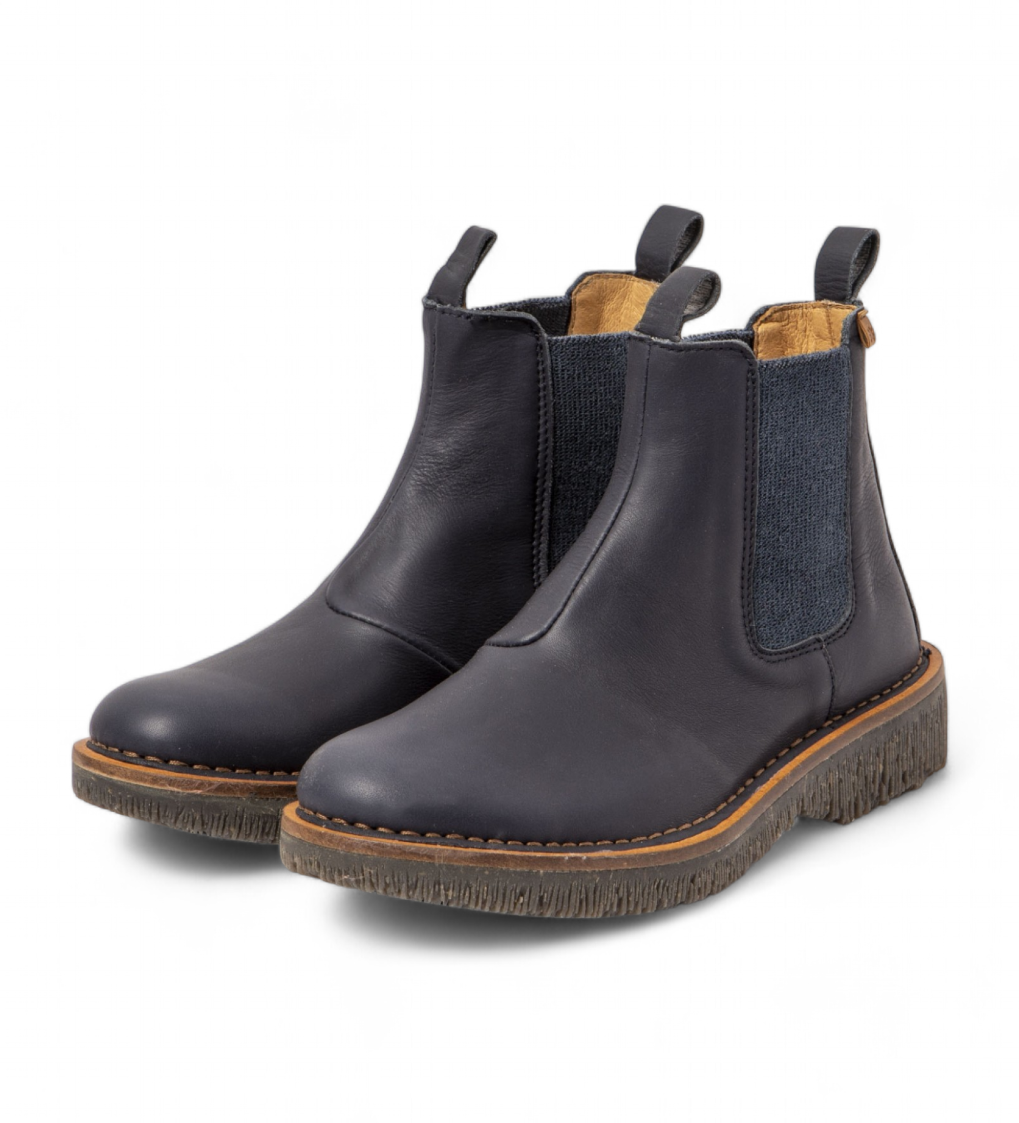 El Naturalista Skórzane buty za kostkę N5582 navy