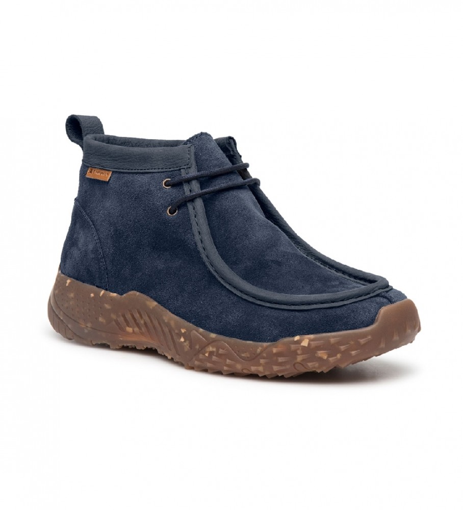 EL NATURALISTA Leather ankle boots N5623 Lux navy