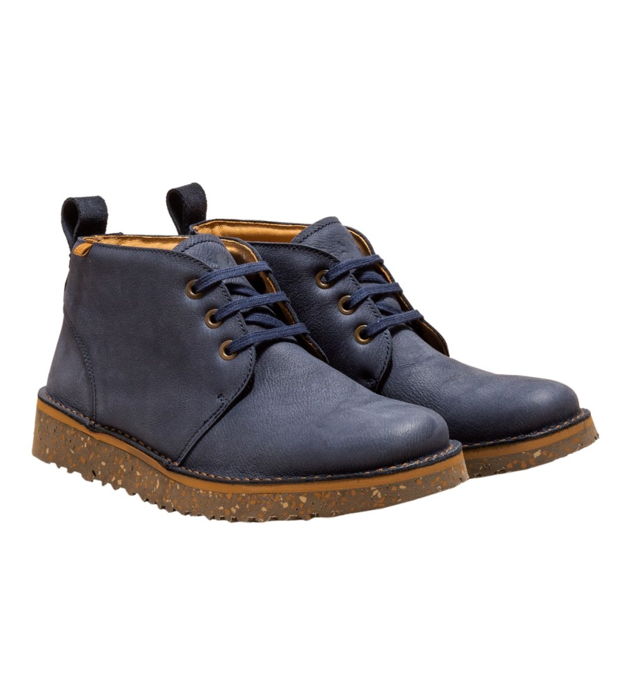 El Naturalista Botines de piel N5630 azul