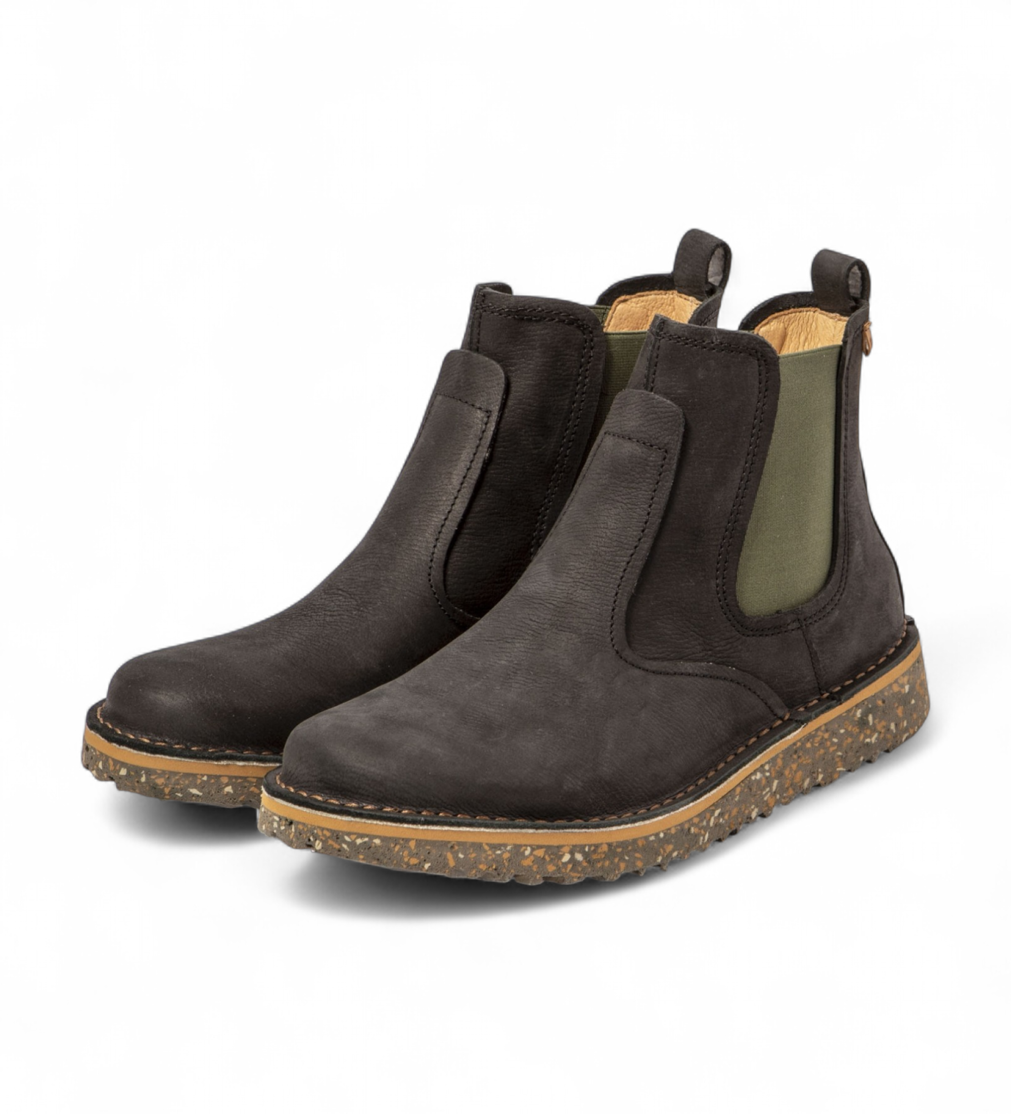 El Naturalista Leather Ankle Boots N5632 Felsen black