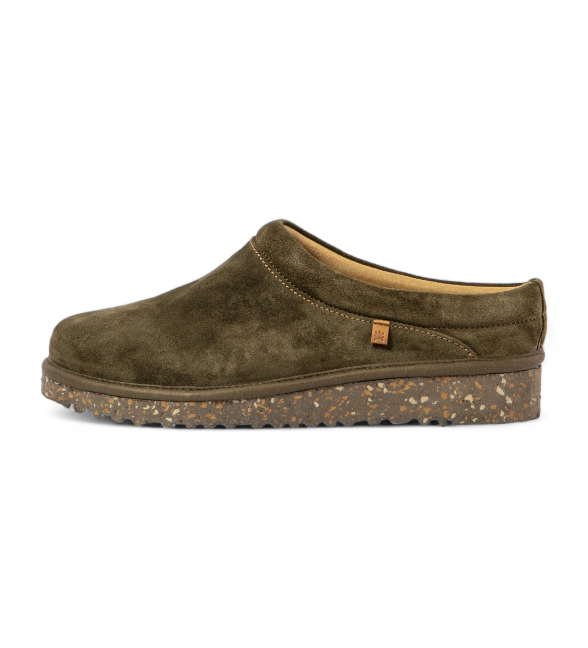 El Naturalista Leather clogs N5636 green Esdemarca Store fashion footwear and accessories best brands shoes and designer shoes