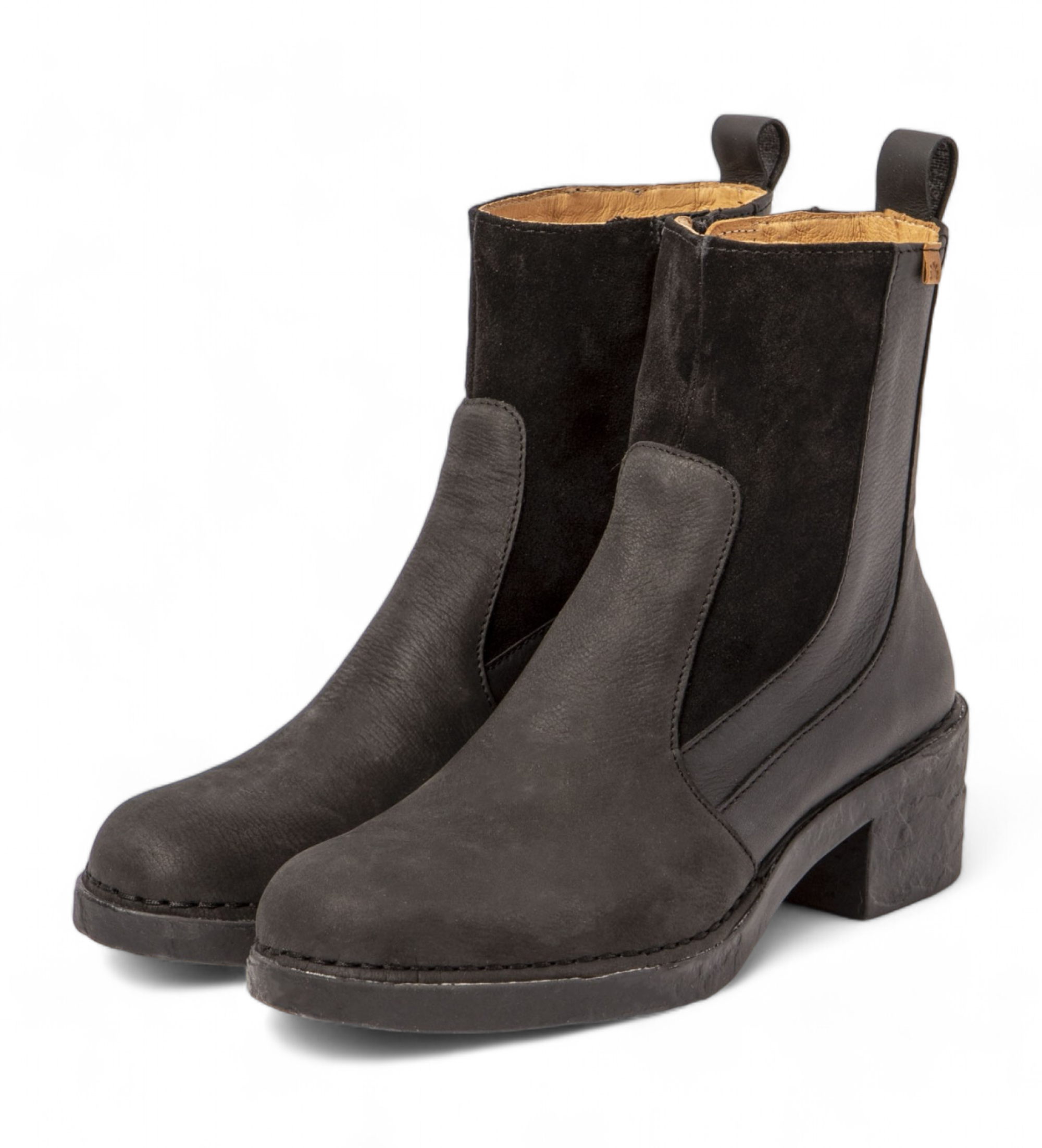 El Naturalista Bottines en cuir N5668 Ticino noir