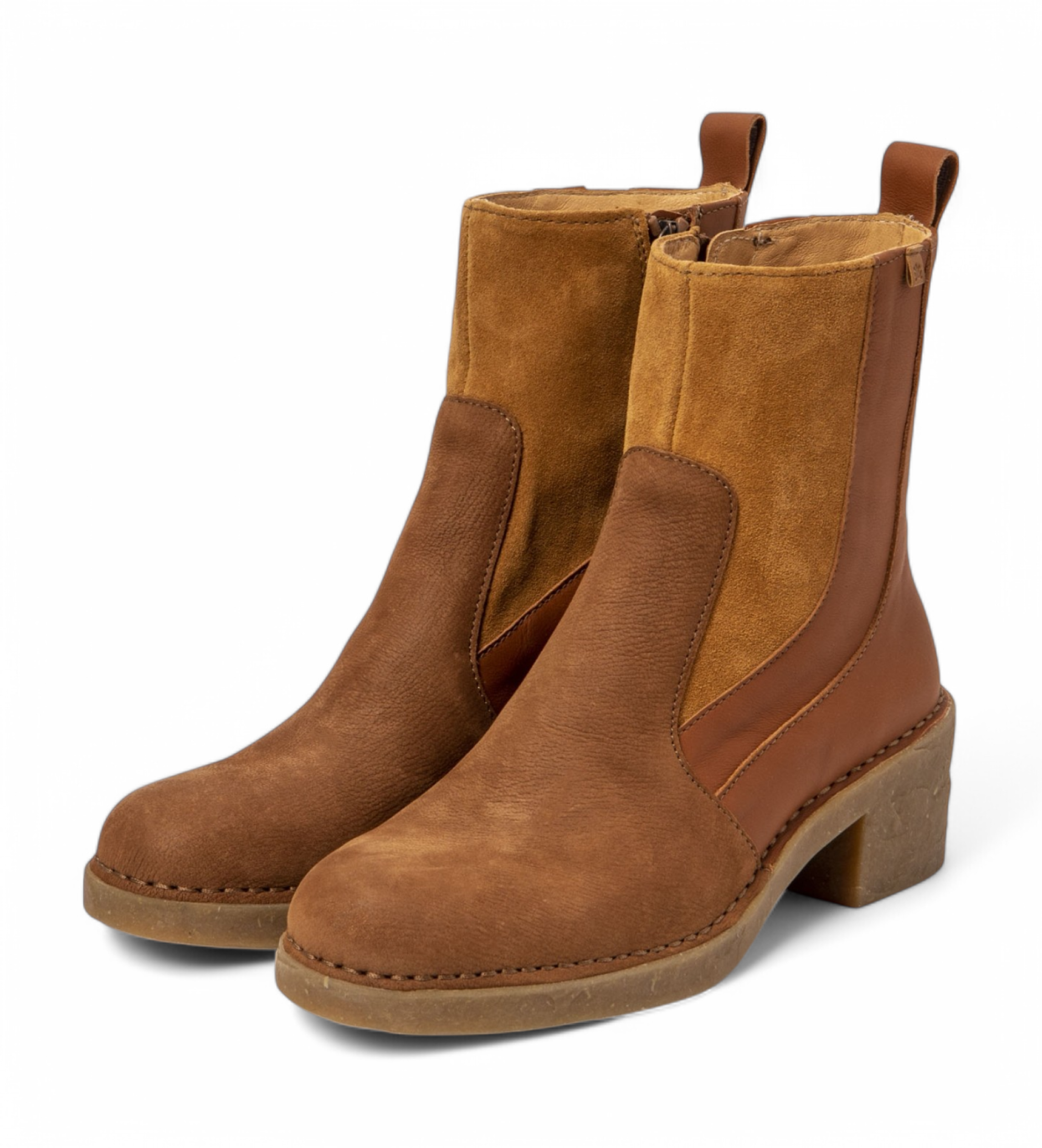 El Naturalista N5668 Stivaletti in pelle marrone Ticino