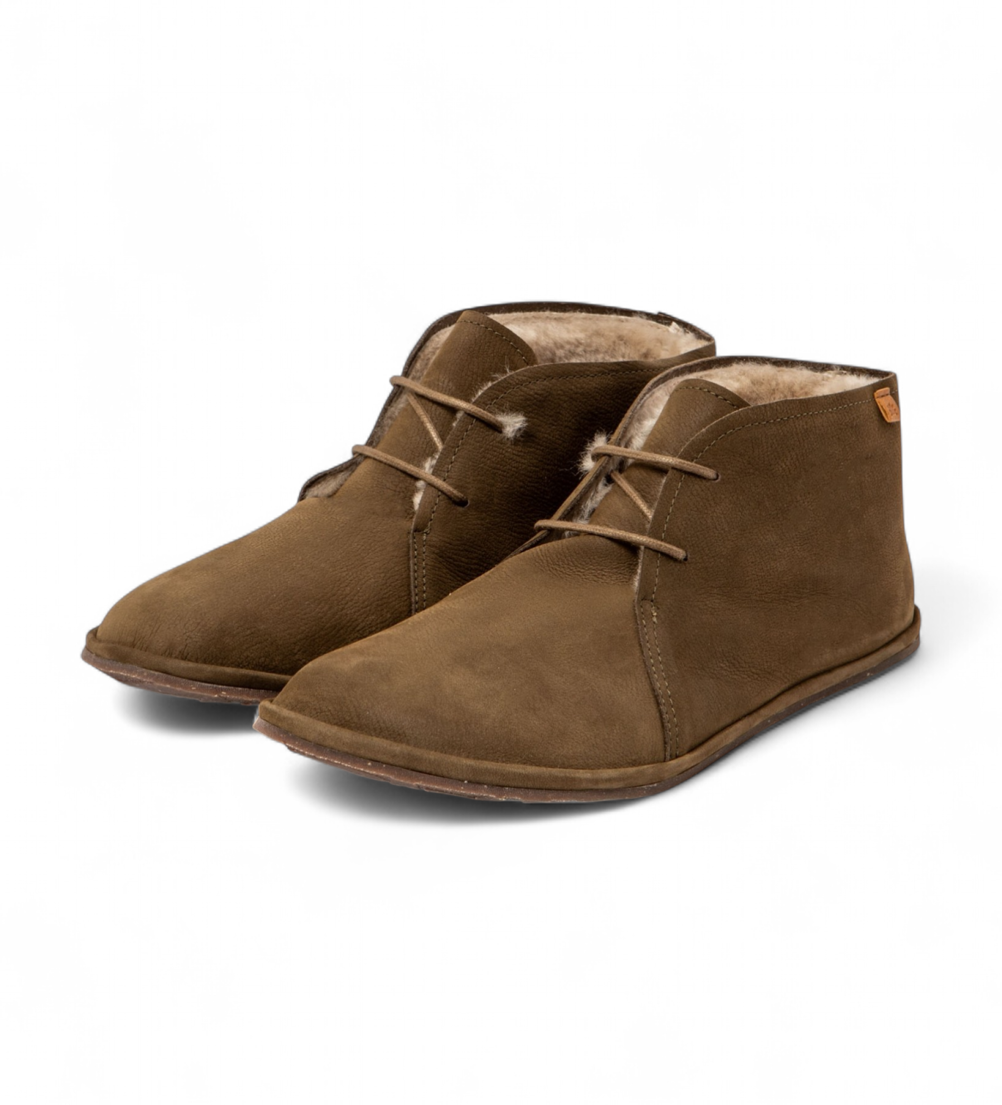 El Naturalista Pleasant green leather ankle boots