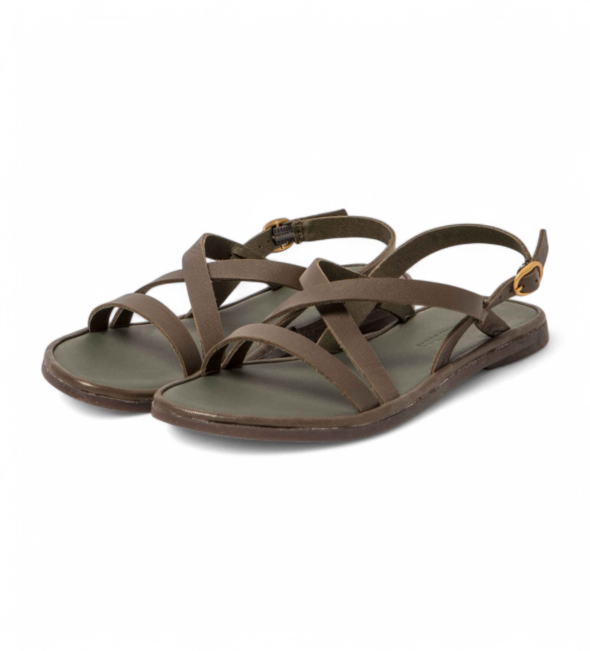 El Naturalista Leather sandals N5694 Tulip green