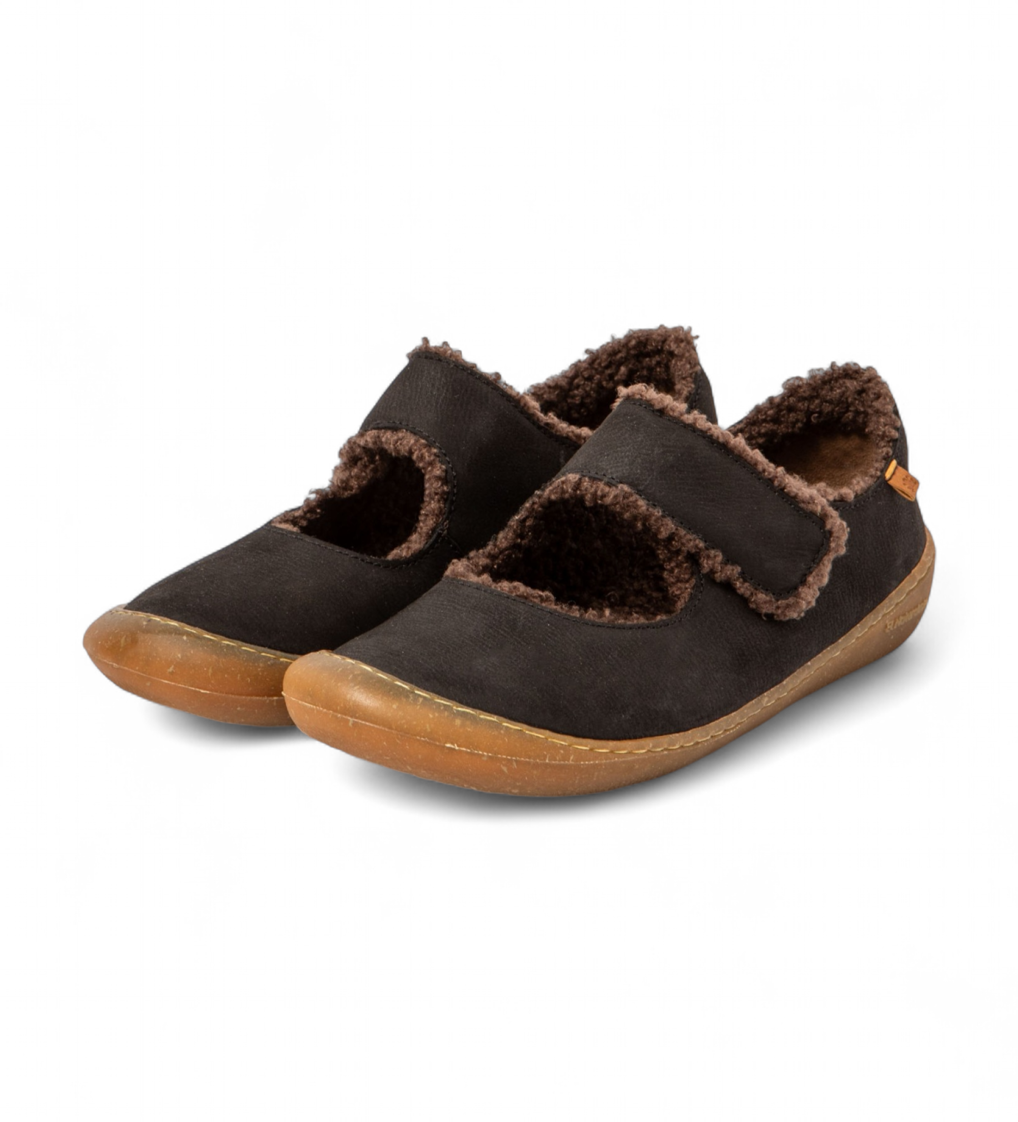El Naturalista Sapatilhas de ballet em pele N5739 preto