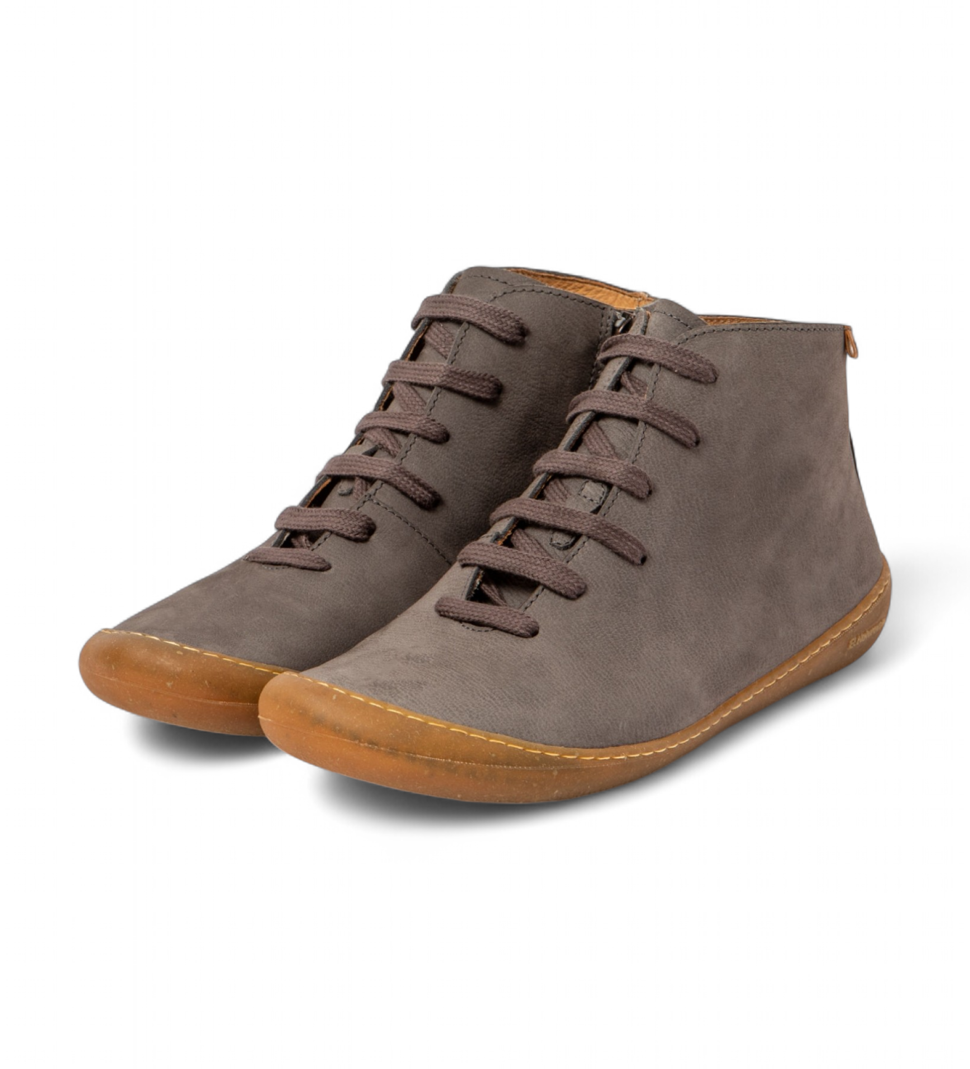 El Naturalista Leather ankle boots N5746 grey