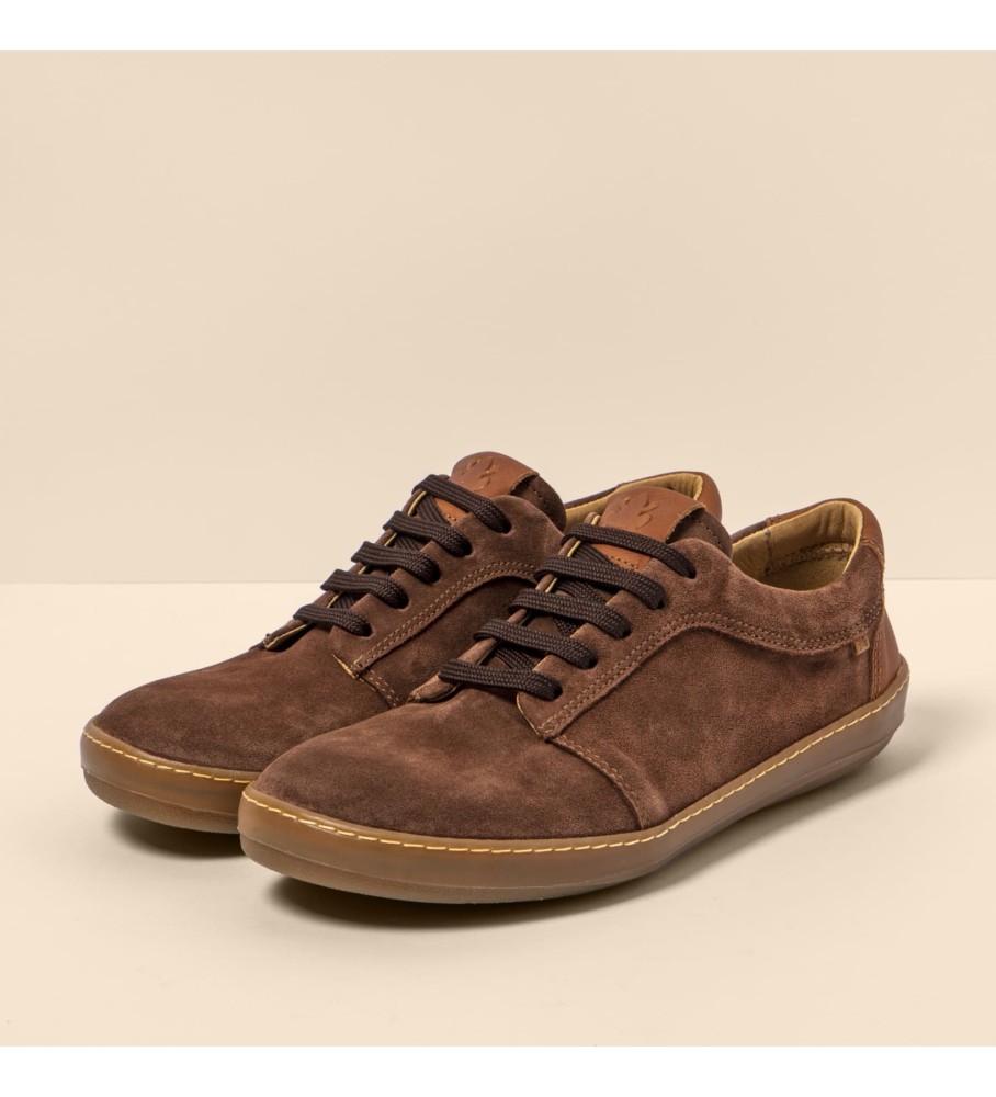El Naturalista Leather shoes N5753 Silk Suede Chocolate