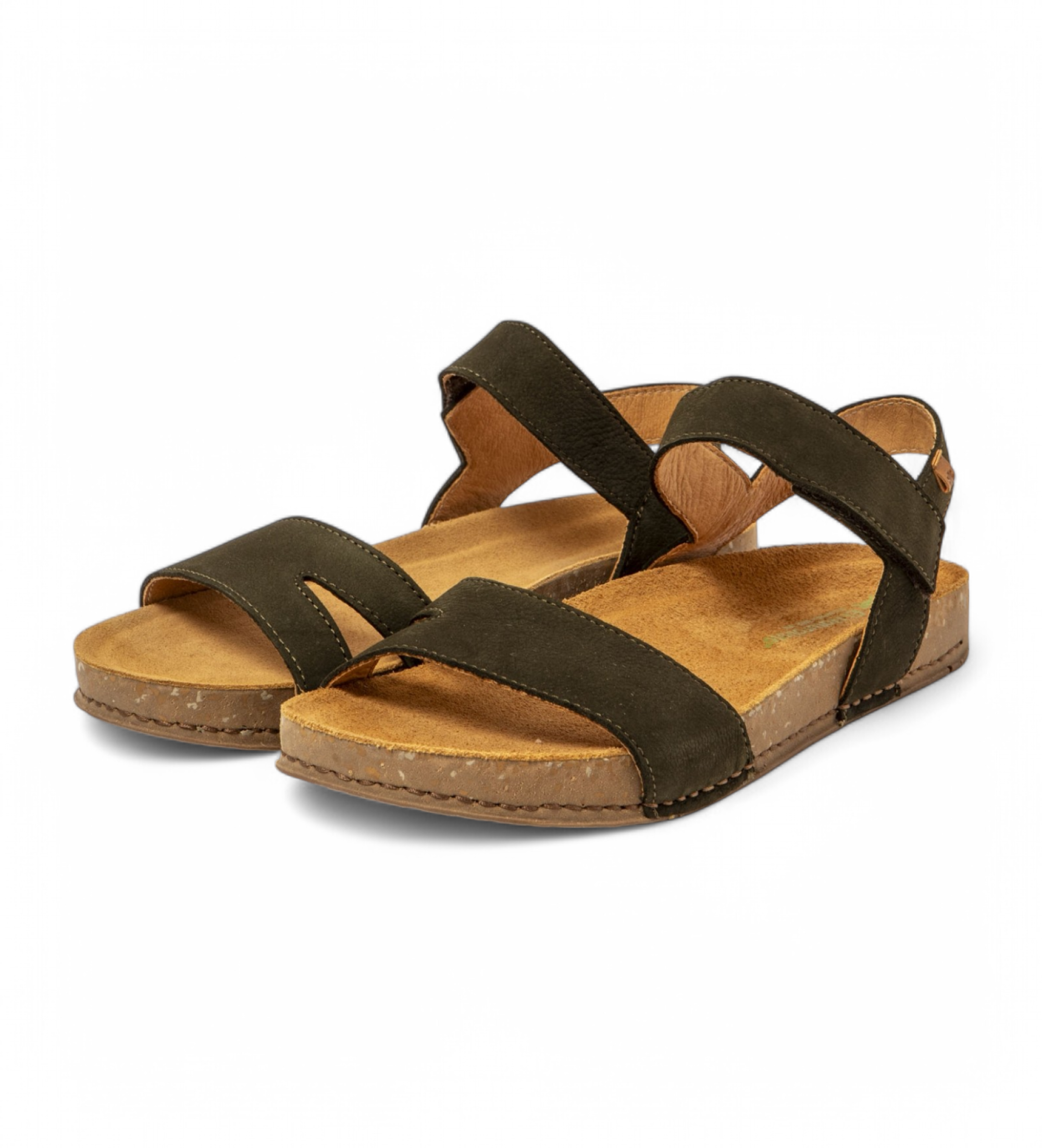 El Naturalista Leren sandalen N5790 Balance groen