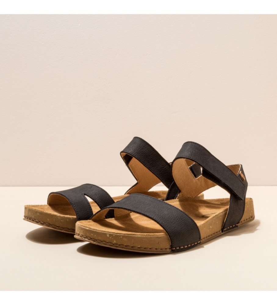 El Naturalista Sandalias de piel N5790 Balance negro