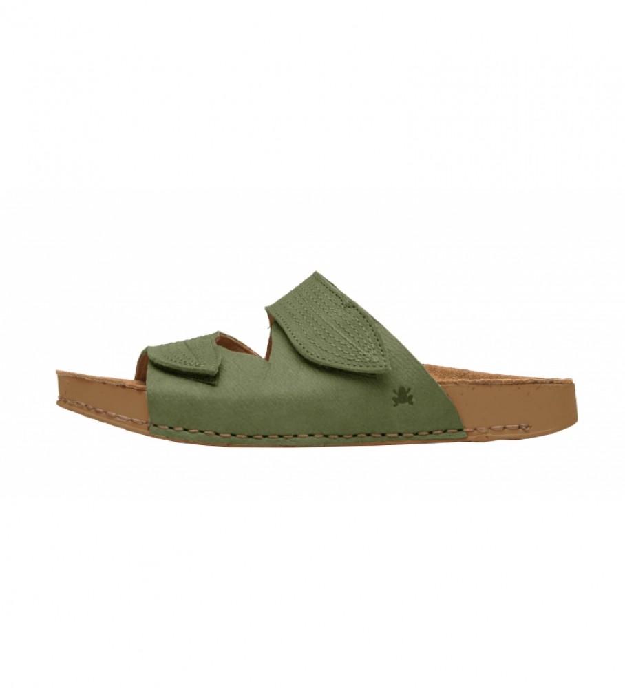 El Naturalista Leather sandals N5793 Balance green