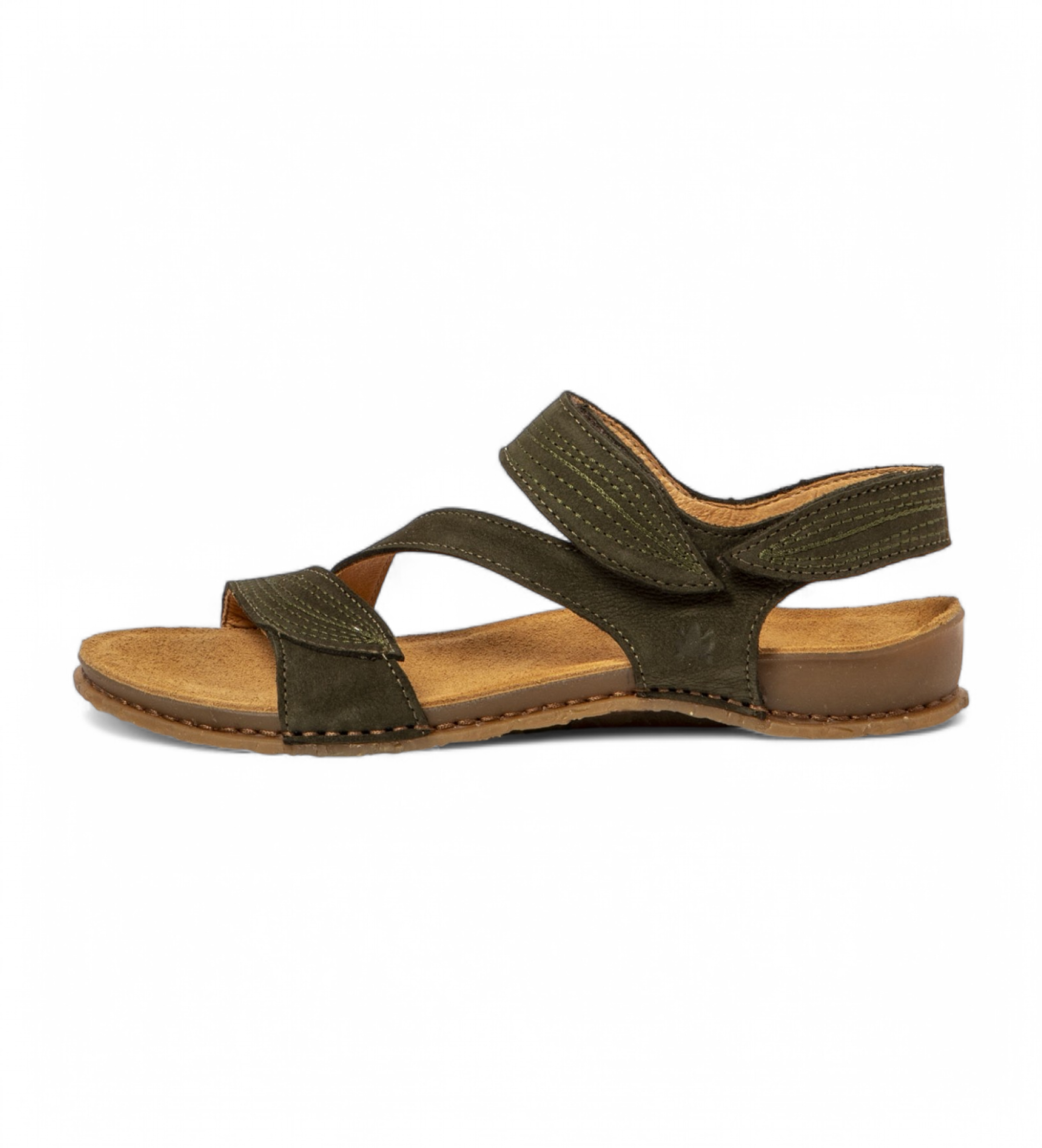 El Naturalista Leather sandals N5810 Panglao green