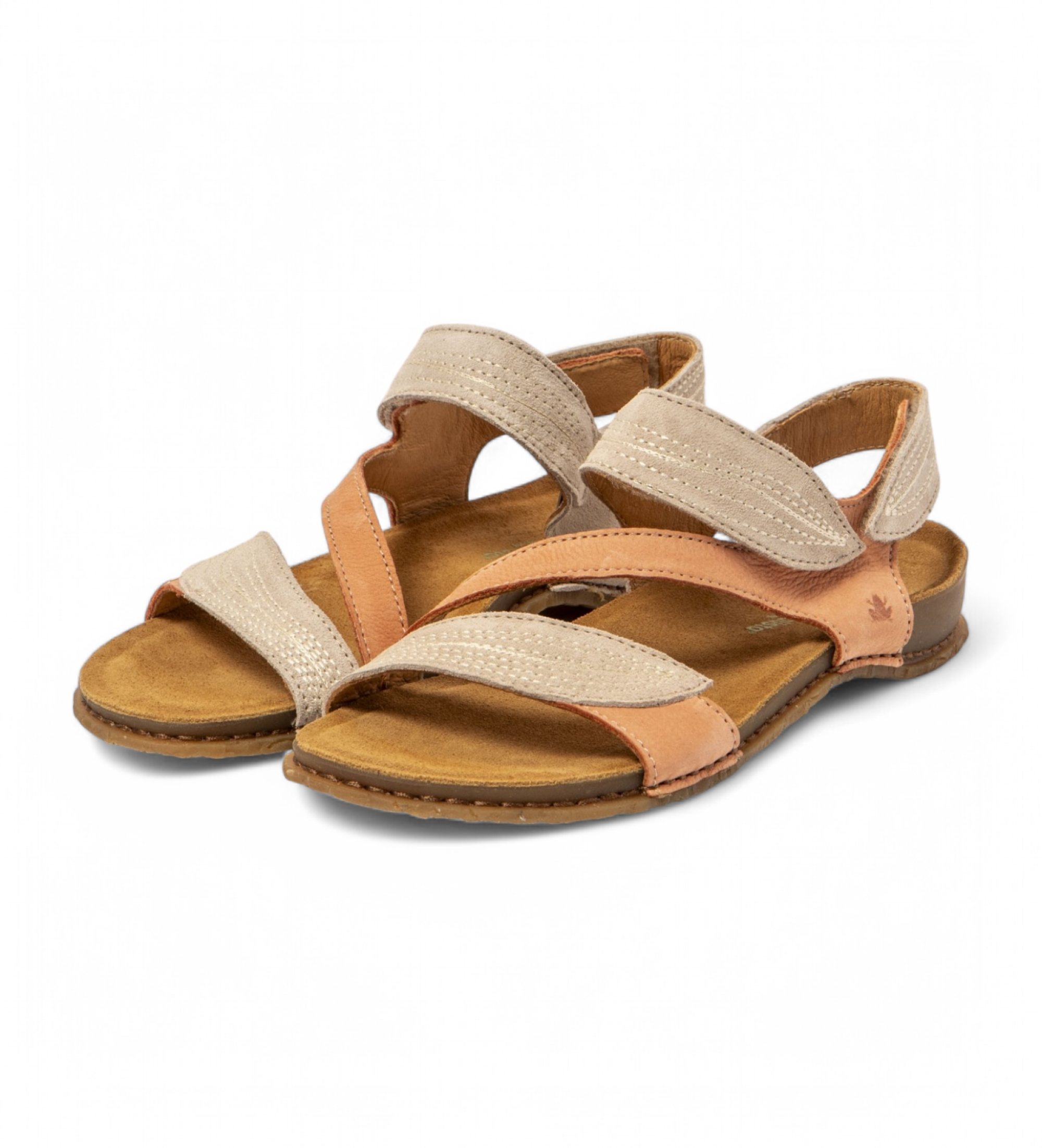 El Naturalista Leren sandalen N5810S Panglao koraal