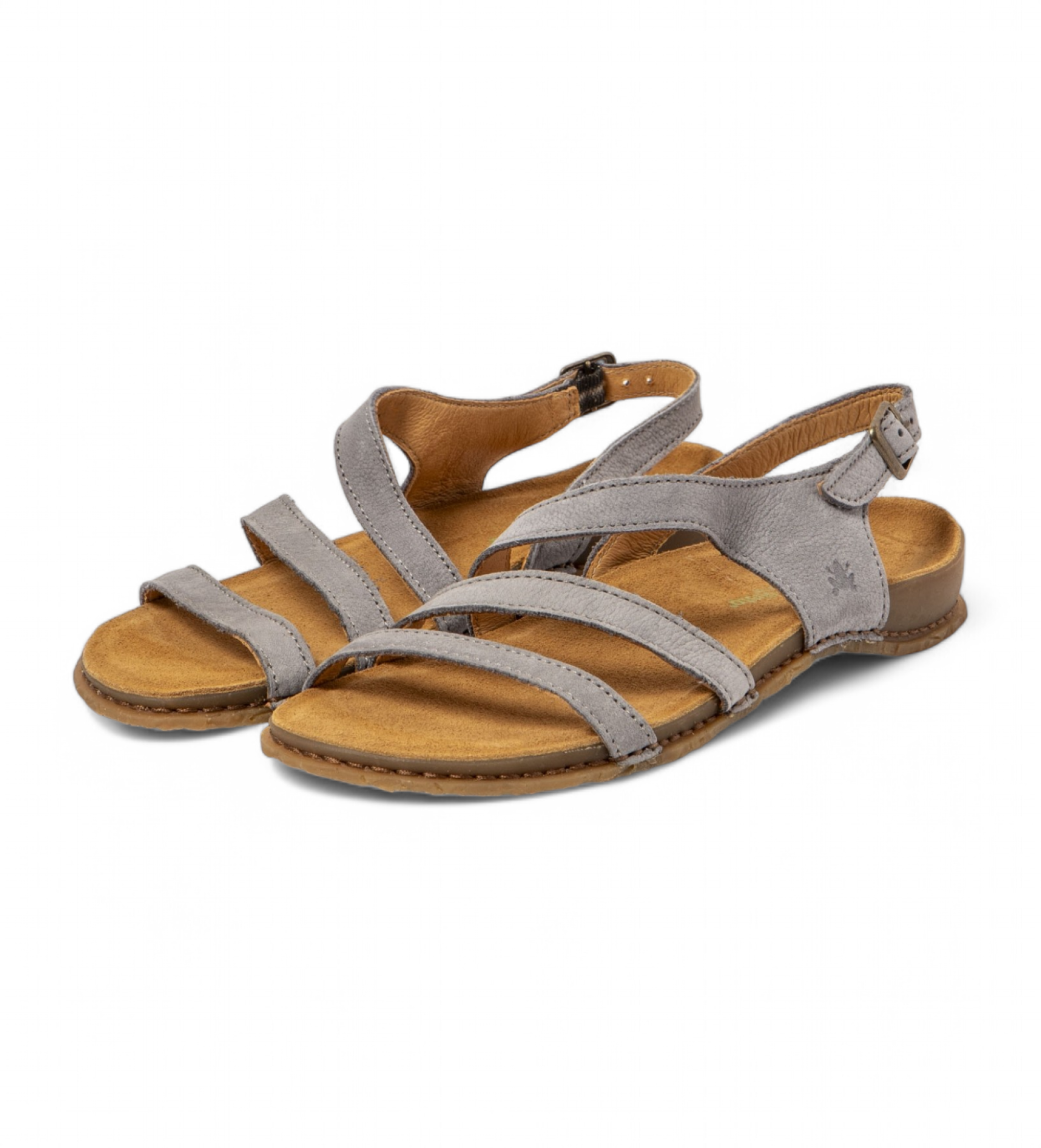 El Naturalista N5811 Panglao sandali in pelle grigio blu