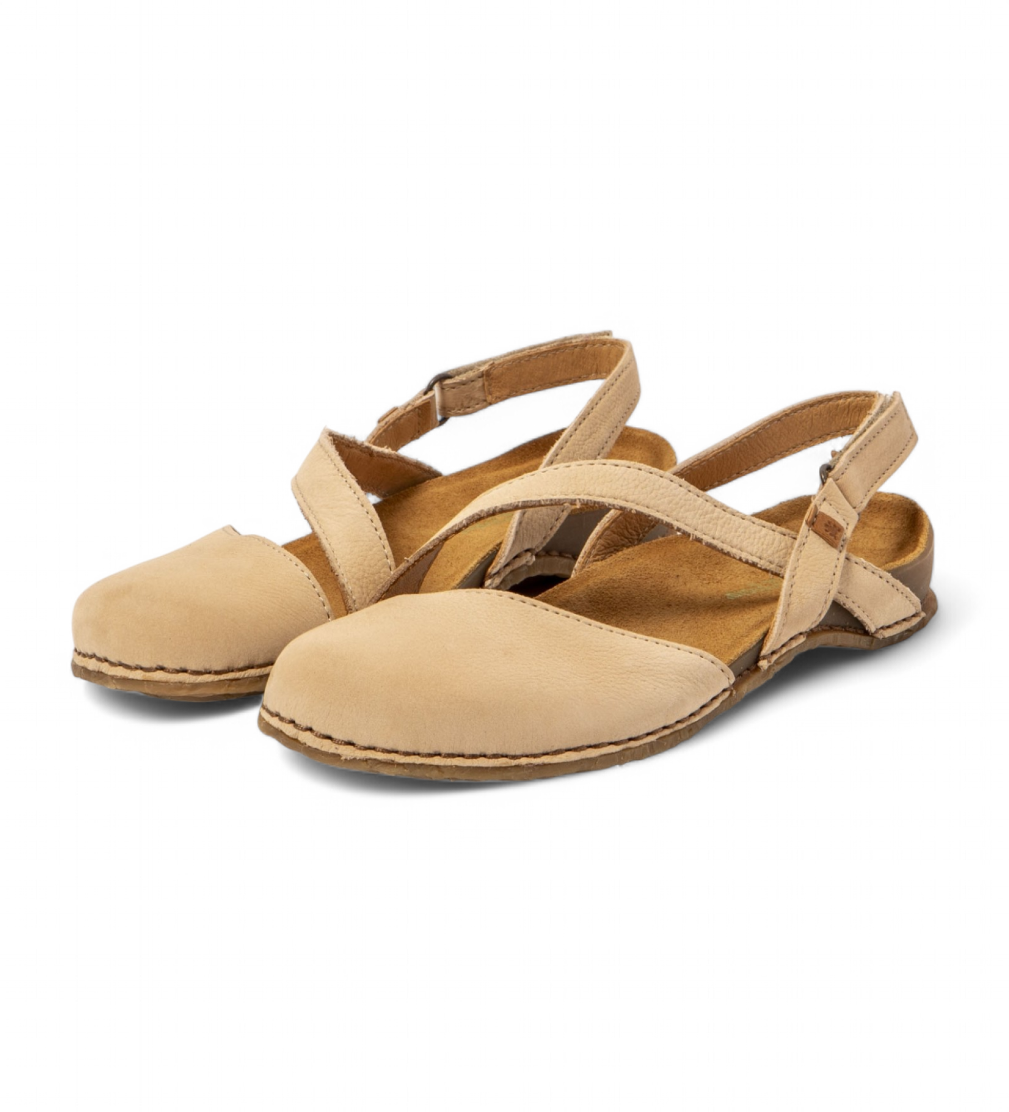 El Naturalista Leather sandals N5813 Panglao beige