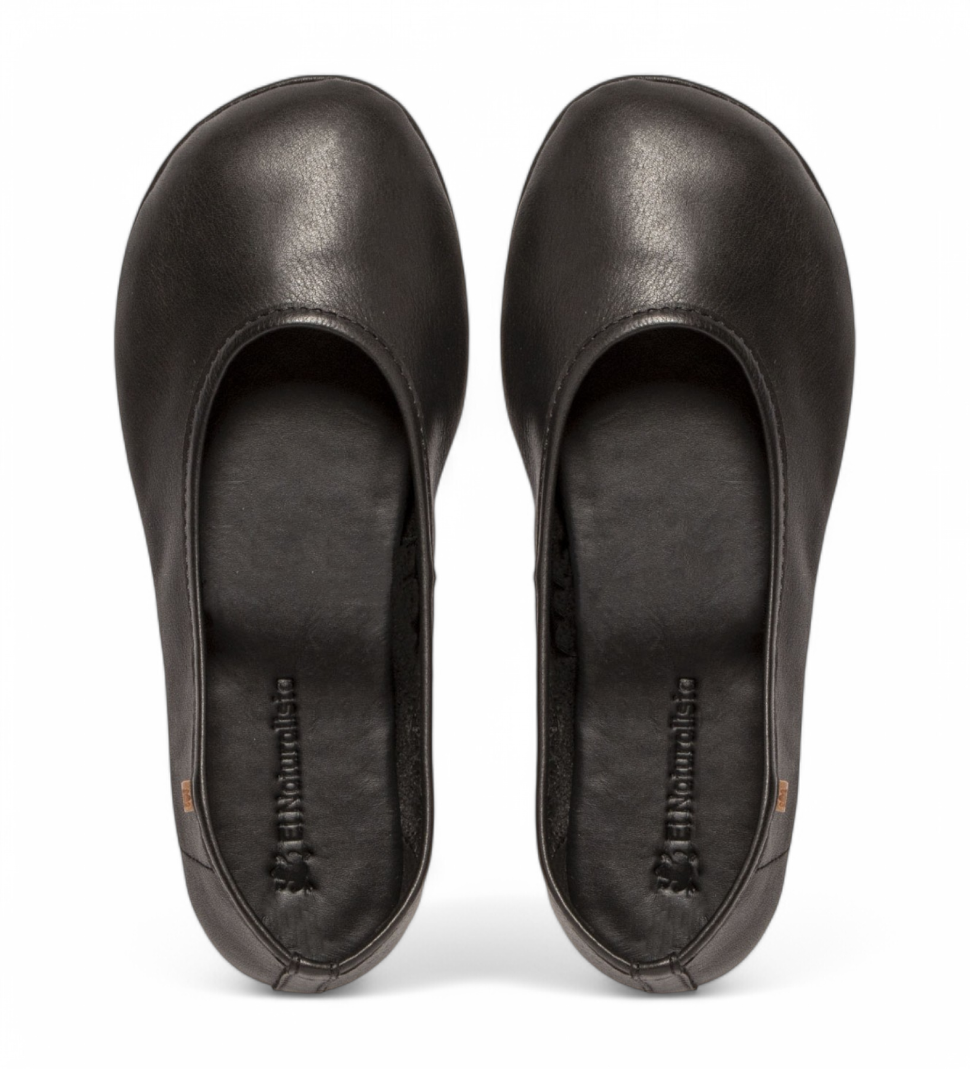 El Naturalista N5820 Essence schwarz Leder Ballettpumps schwarz