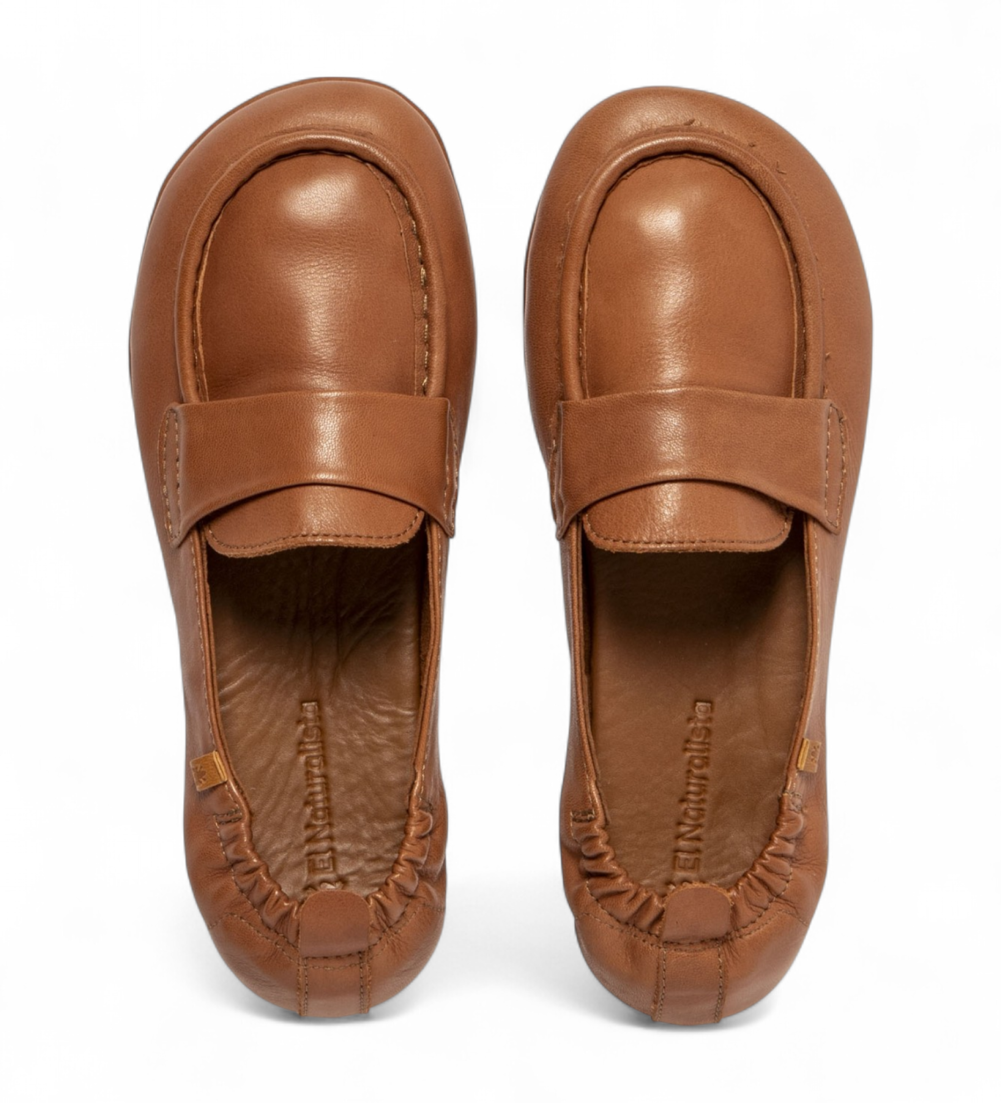 El Naturalista N5822 Essence brown leather ballet pumps brown