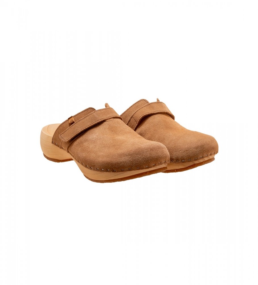 El Naturalista Zuecos de Piel N5834 Shokunin marrn claro