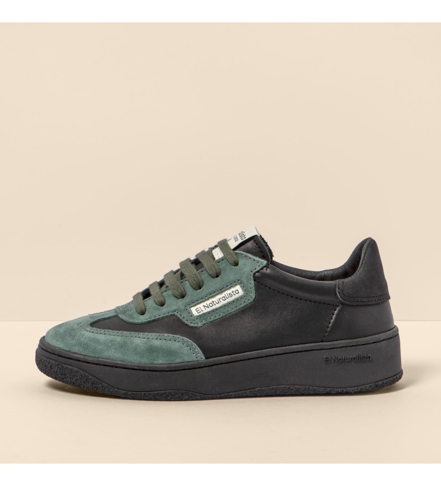 El Naturalista Leather trainers N5841 Multi Material black