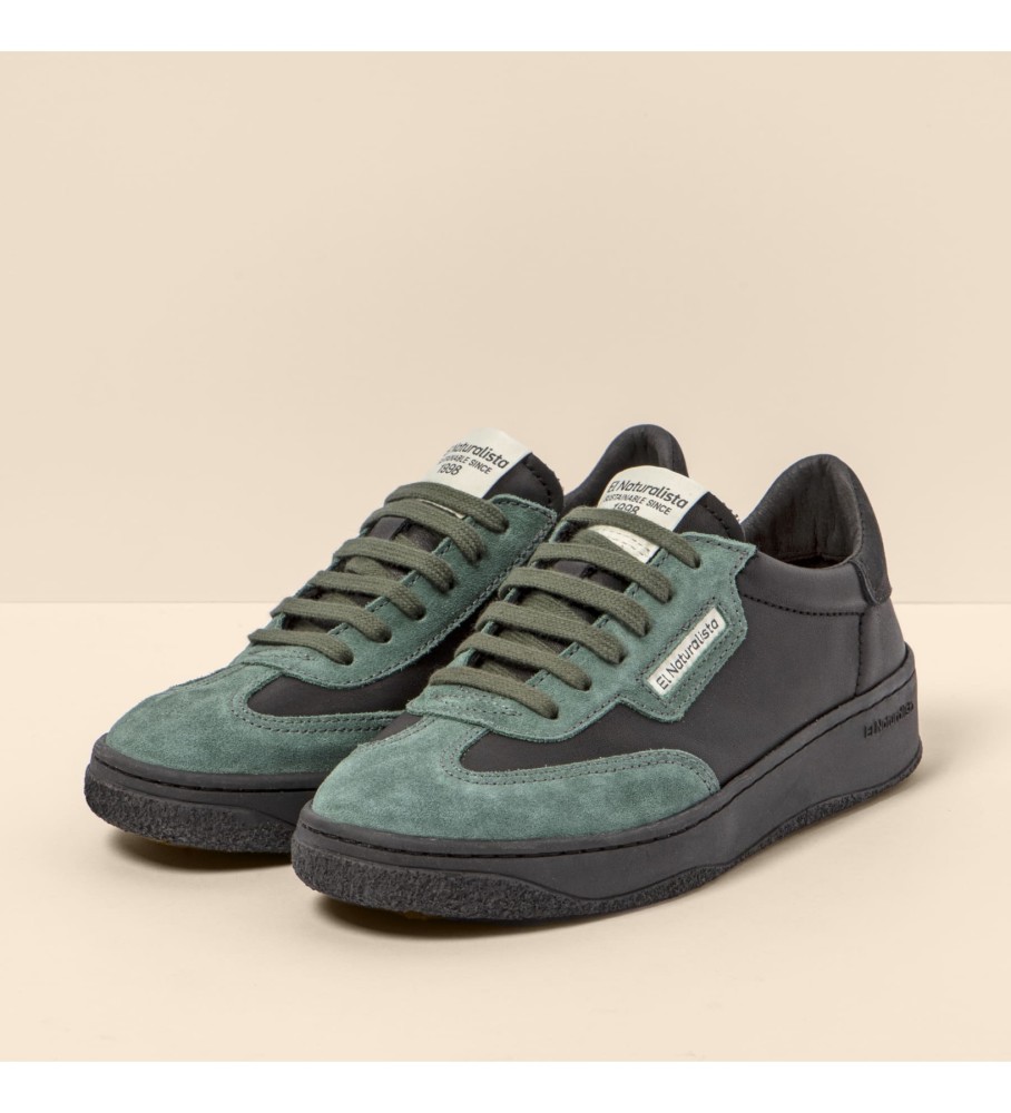 El Naturalista Leather trainers N5841 Multi Material black