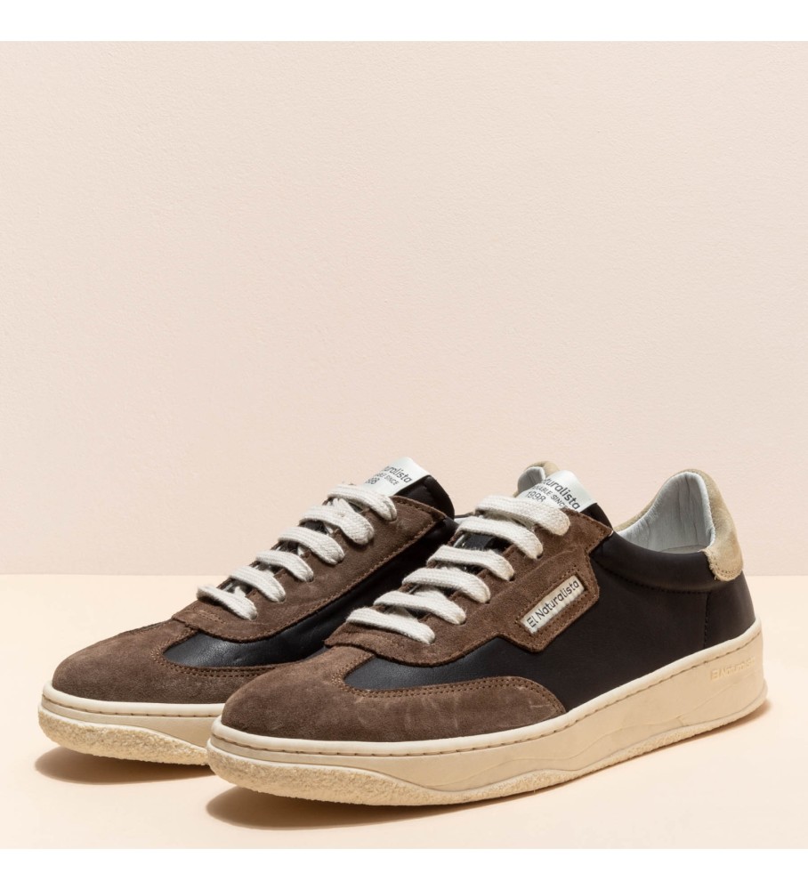 El Naturalista Leather trainers N5841 Multi Material black