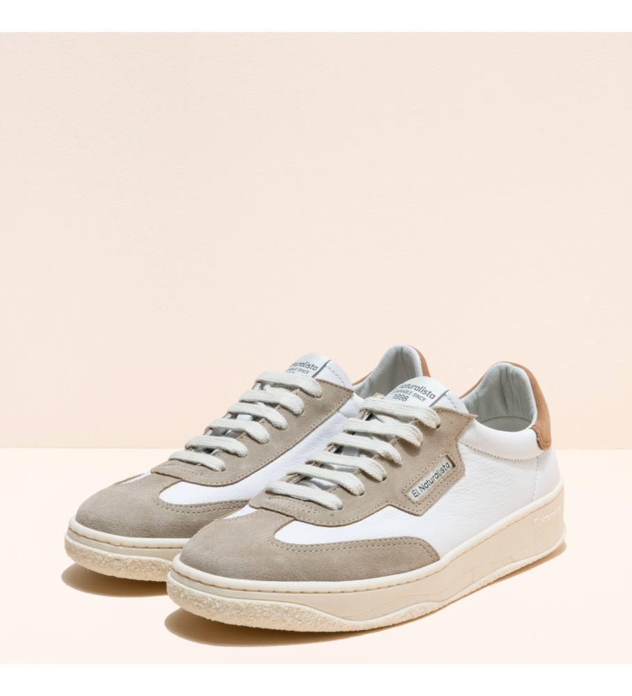 El Naturalista Baskets en cuir N5841 Multi Material blanc