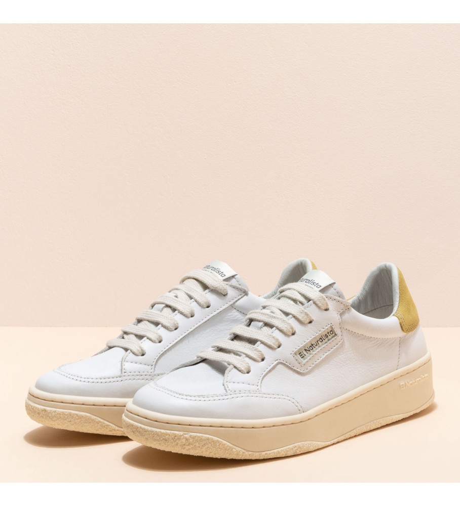 El Naturalista Sneakers in pelle N5842 Multi Materiale bianca