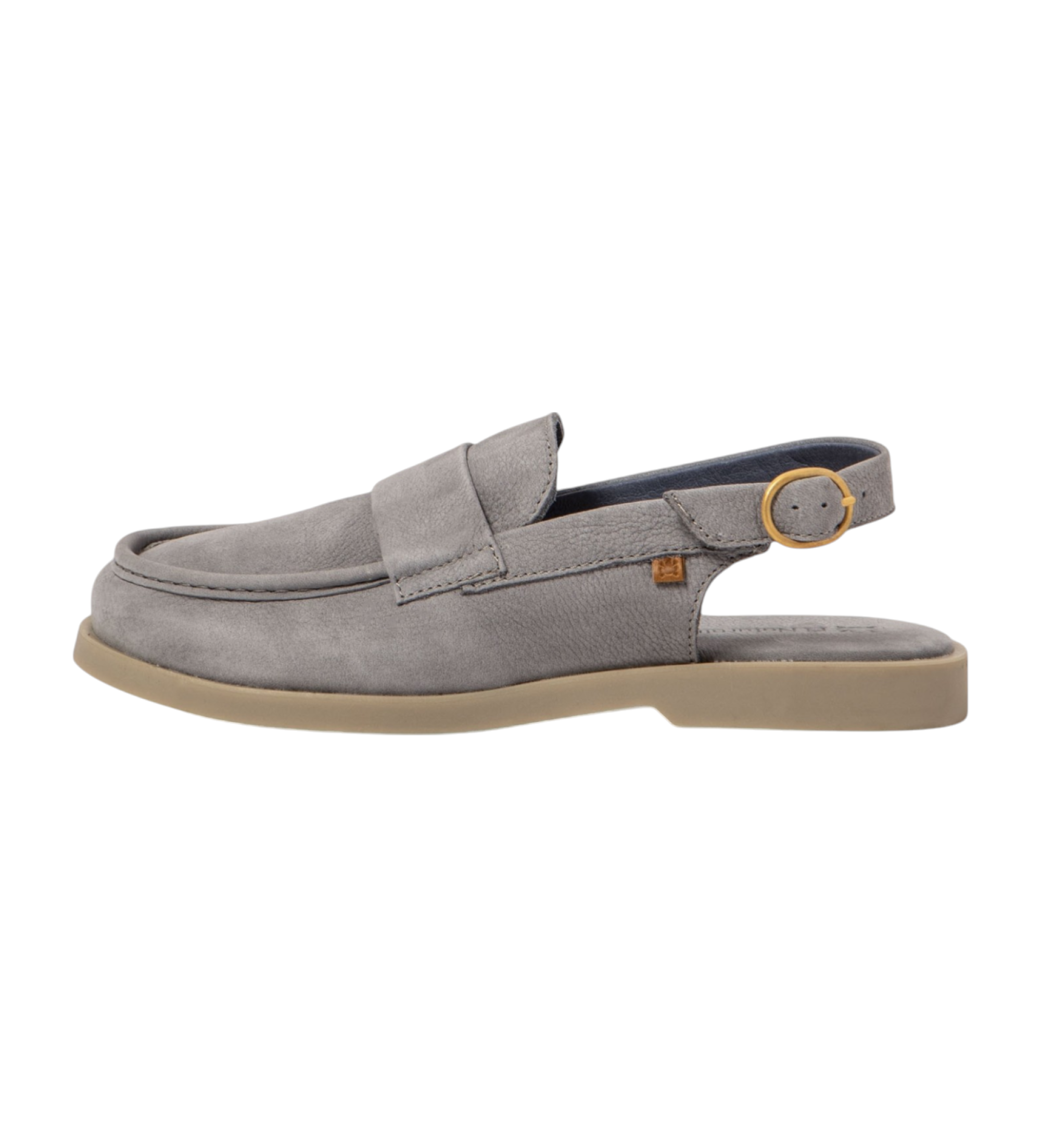 El Naturalista Skórzane buty N5872 Arenisca niebieski sandał