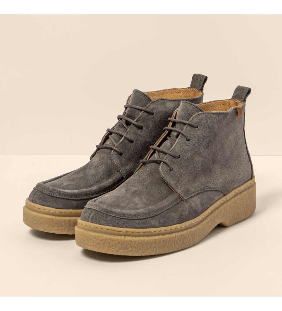 El Naturalista Stivaletto in pelle N5902S Camoscio Seta Grafite/Arpea