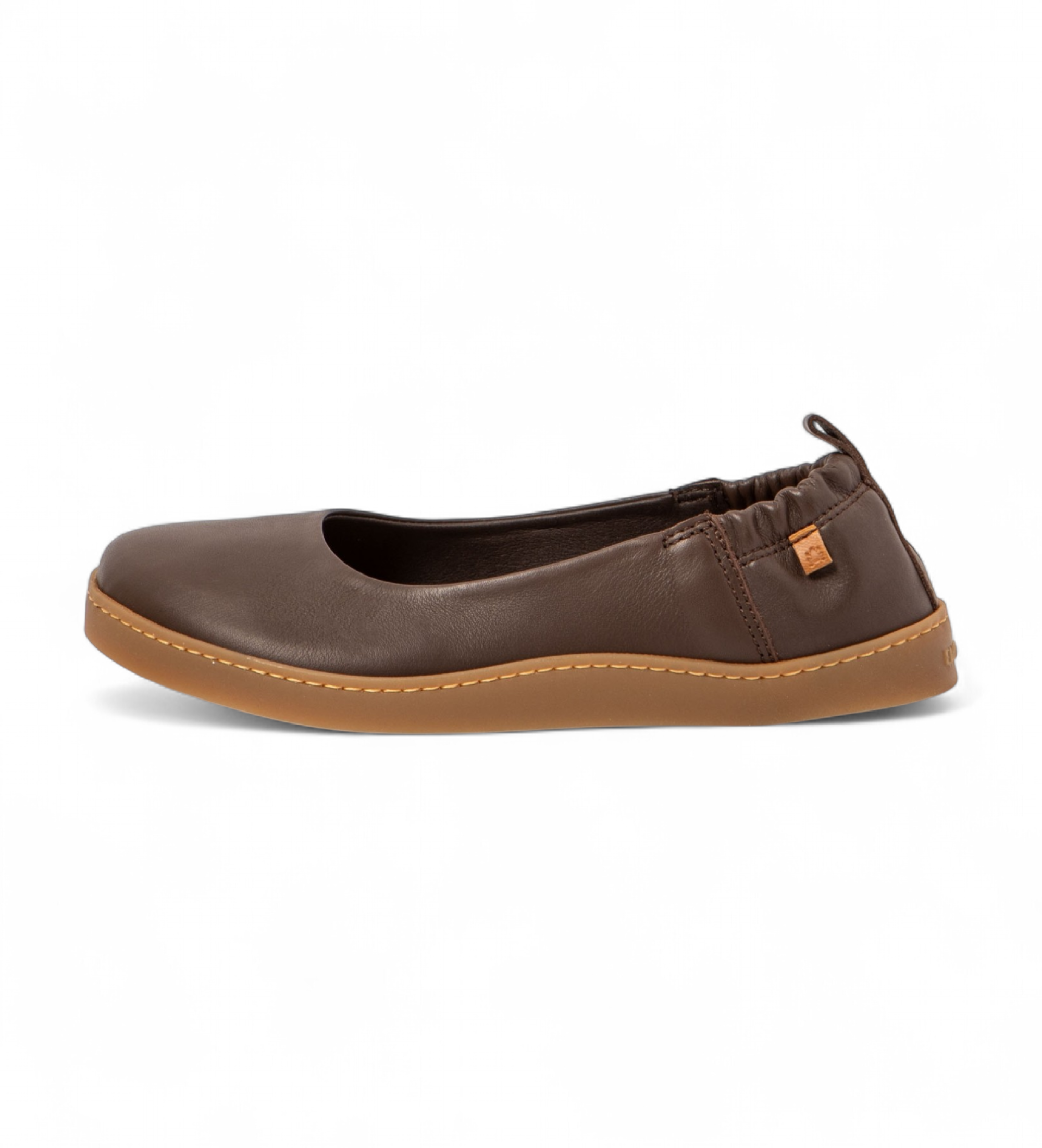 El Naturalista Sapatilhas de ballet em pele N5912 Castanho suave