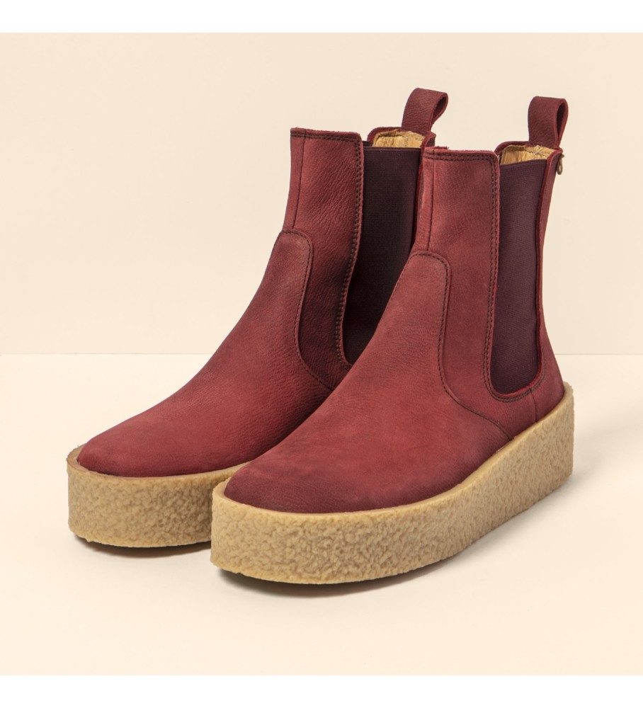 El Naturalista Dolmen bottines en cuir lilas N5921 Dolmen lilas - Hauteur du talon 4,5cm