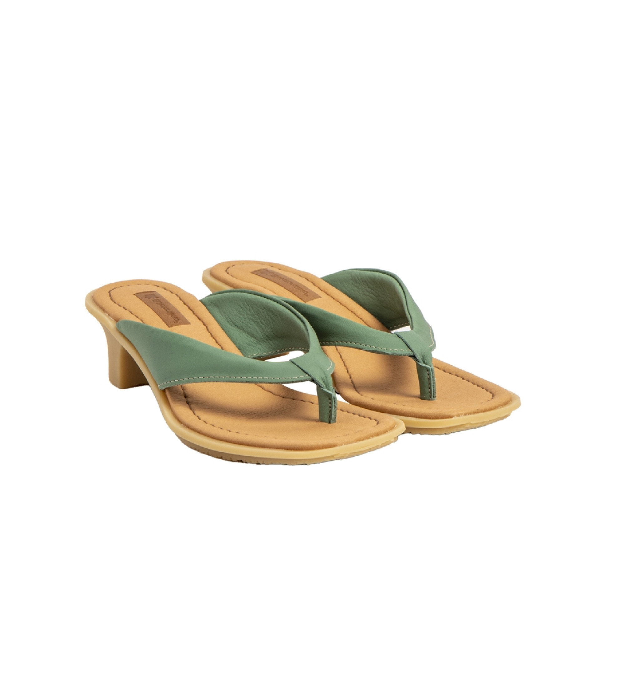 El Naturalista Leder Sandalen N5991 Igusa grn -Absatzhhe 5cm