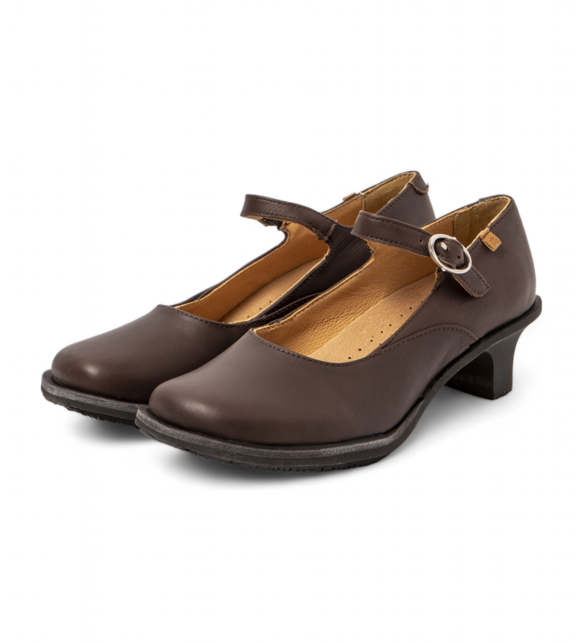 El Naturalista Bruine leren schoenen N5996