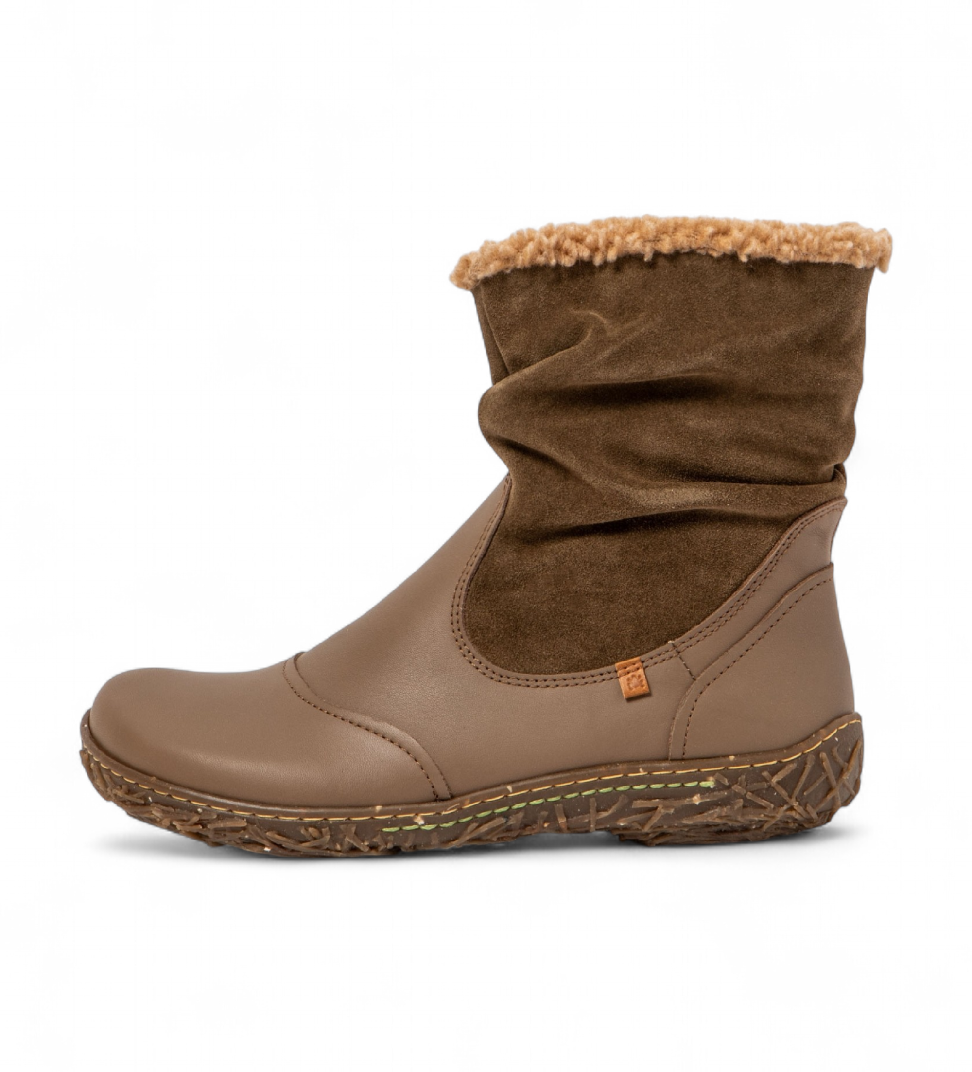 El Naturalista N758 Stivaletti in morbida nappa plume marrone