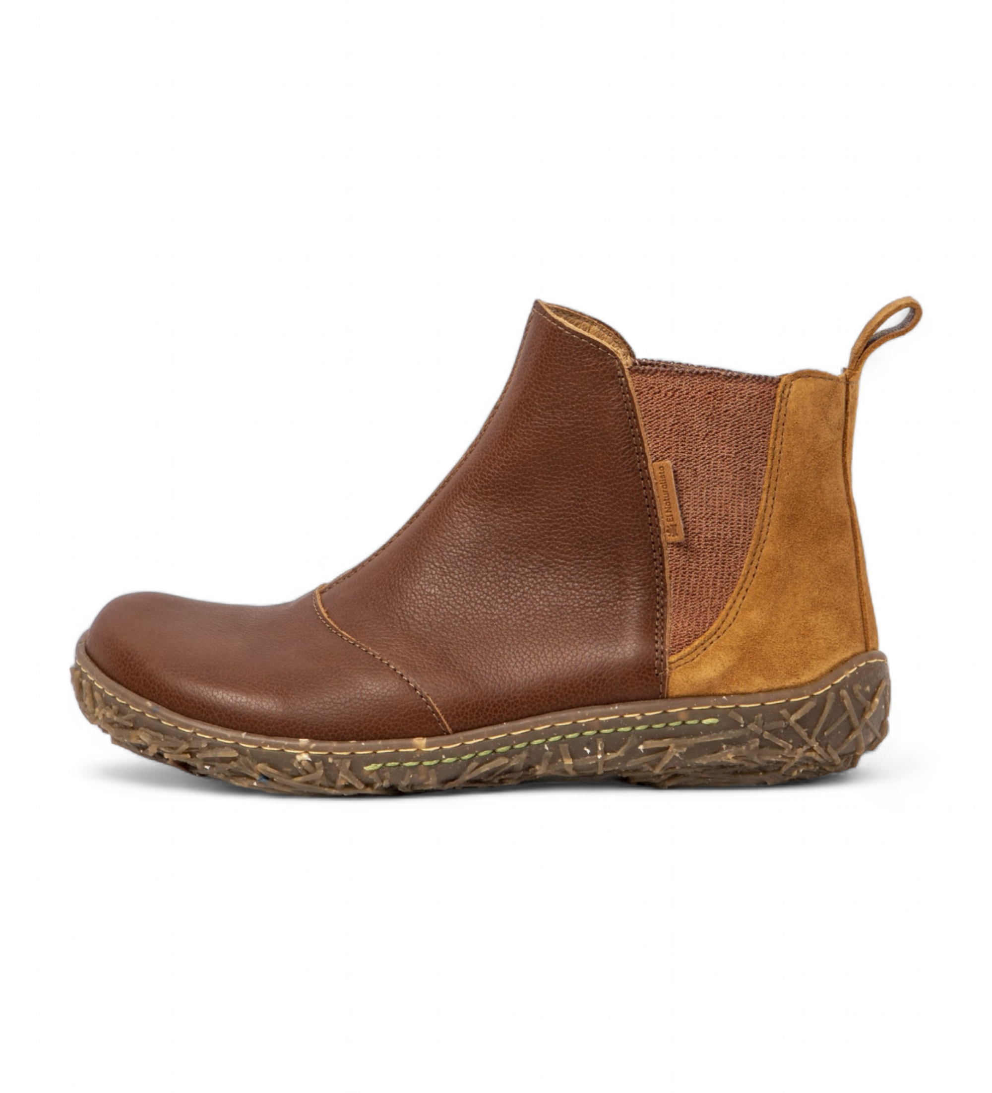 El Naturalista Braune Lederstiefeletten N786