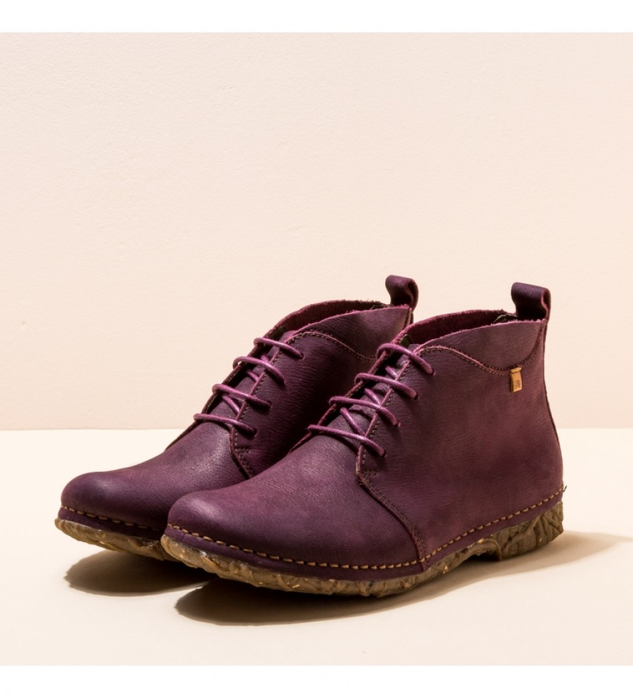 El Naturalista Botines de piel N974 Angkor morado